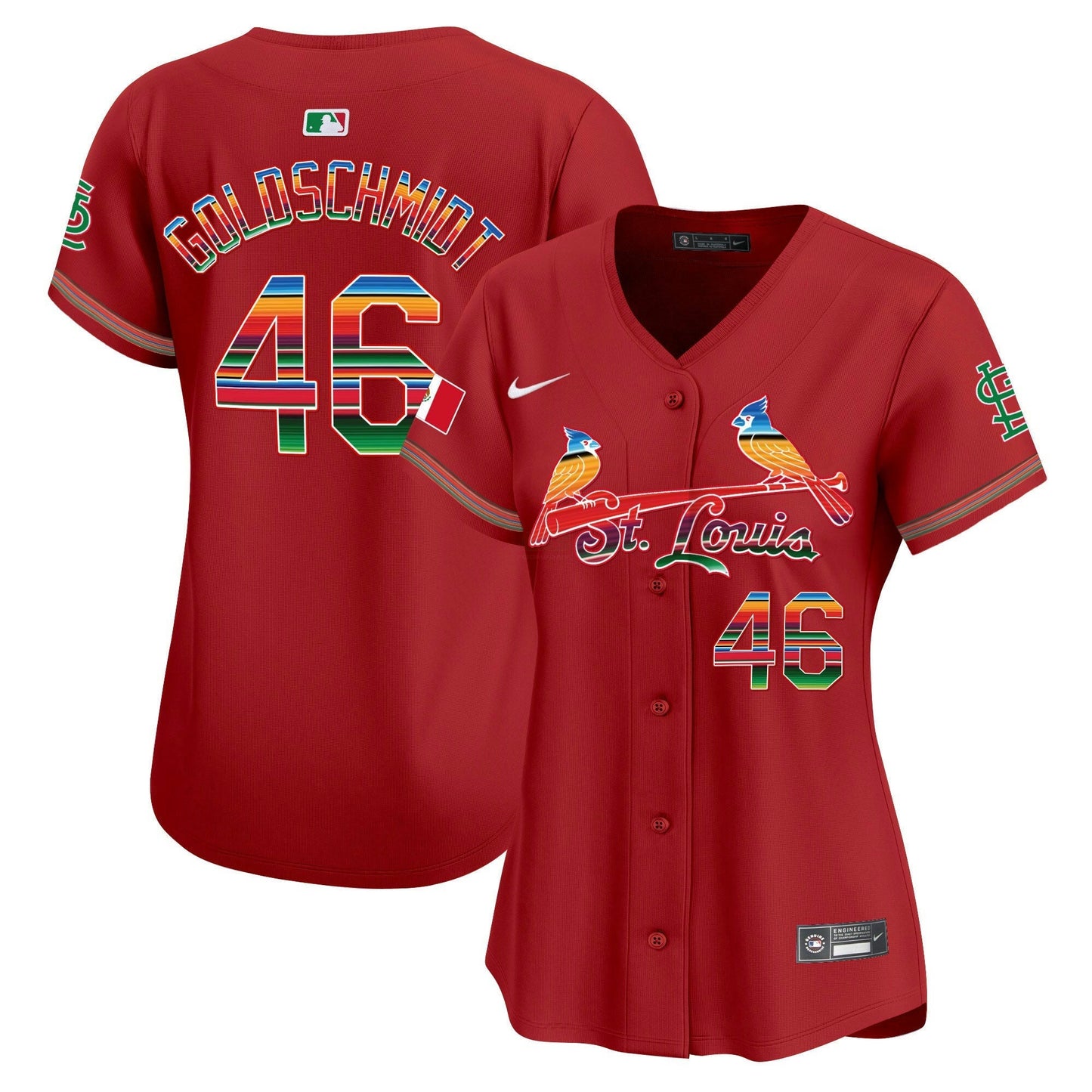 Camisa MLB Women’s St. Louis Mexico Vapor Premier Limited Jersey