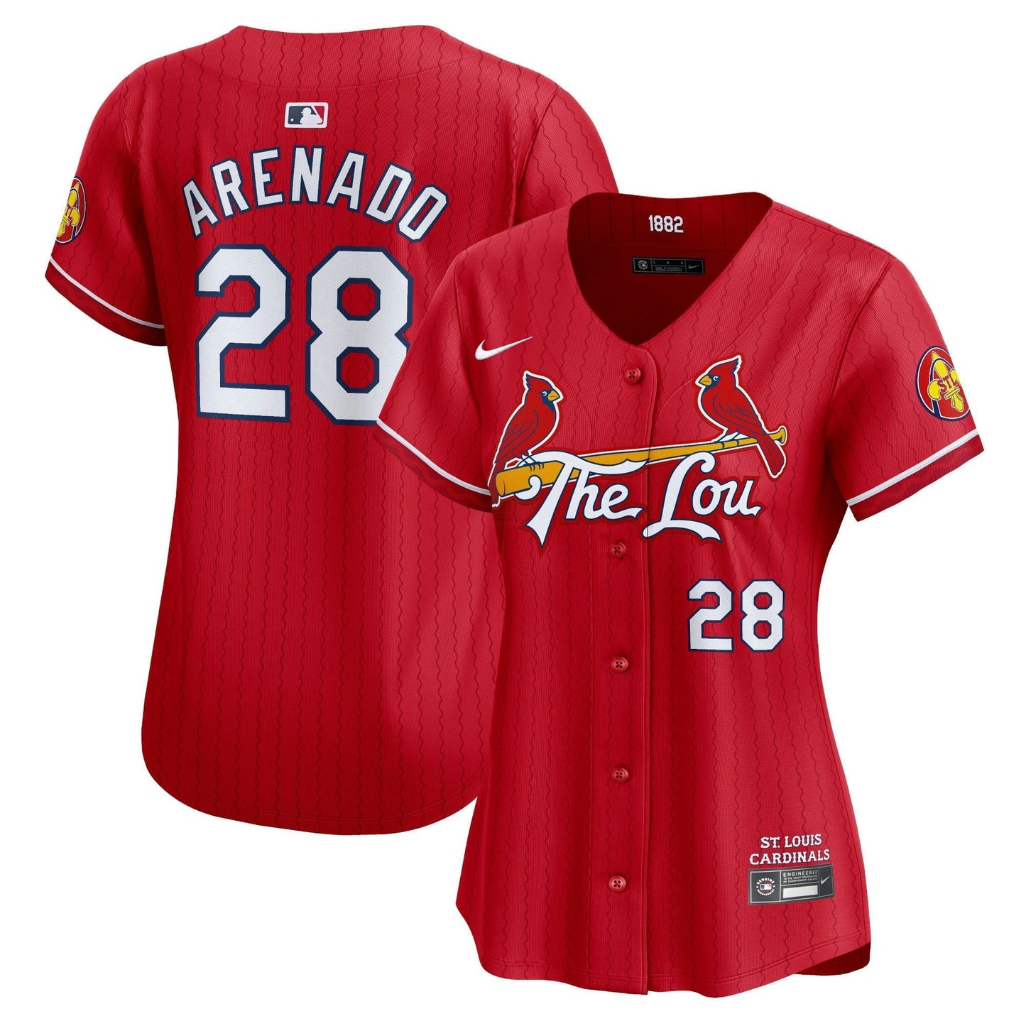 Camisa MLB Women’s St. Louis Red 2024 City Connect Vapor Premier Limited Jersey