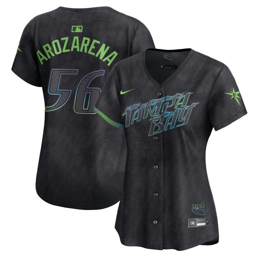 Camisa MLB Women’s Tampa Bay 2024 City Connect Vapor Premier Limited Jersey – Grafite
