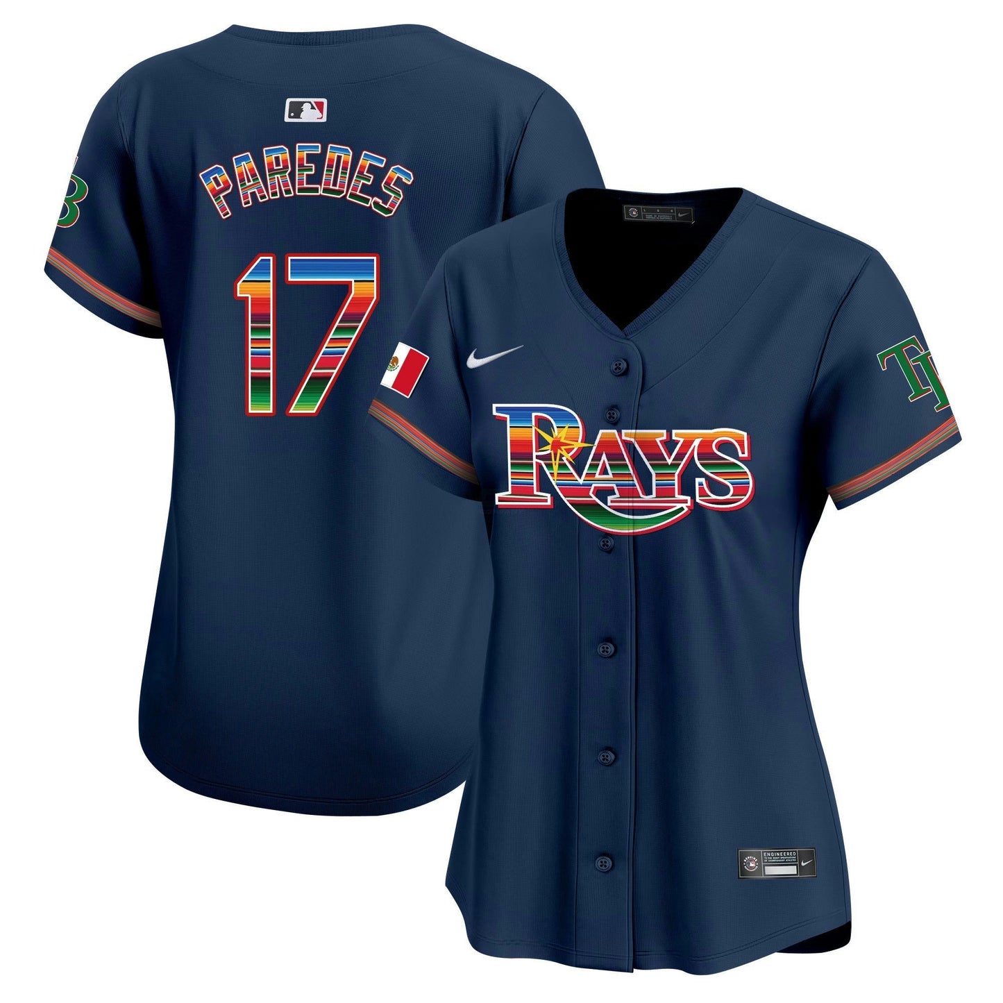 Camisa MLB Women’s Tampa Bay Mexico Vapor Premier Limited Jersey