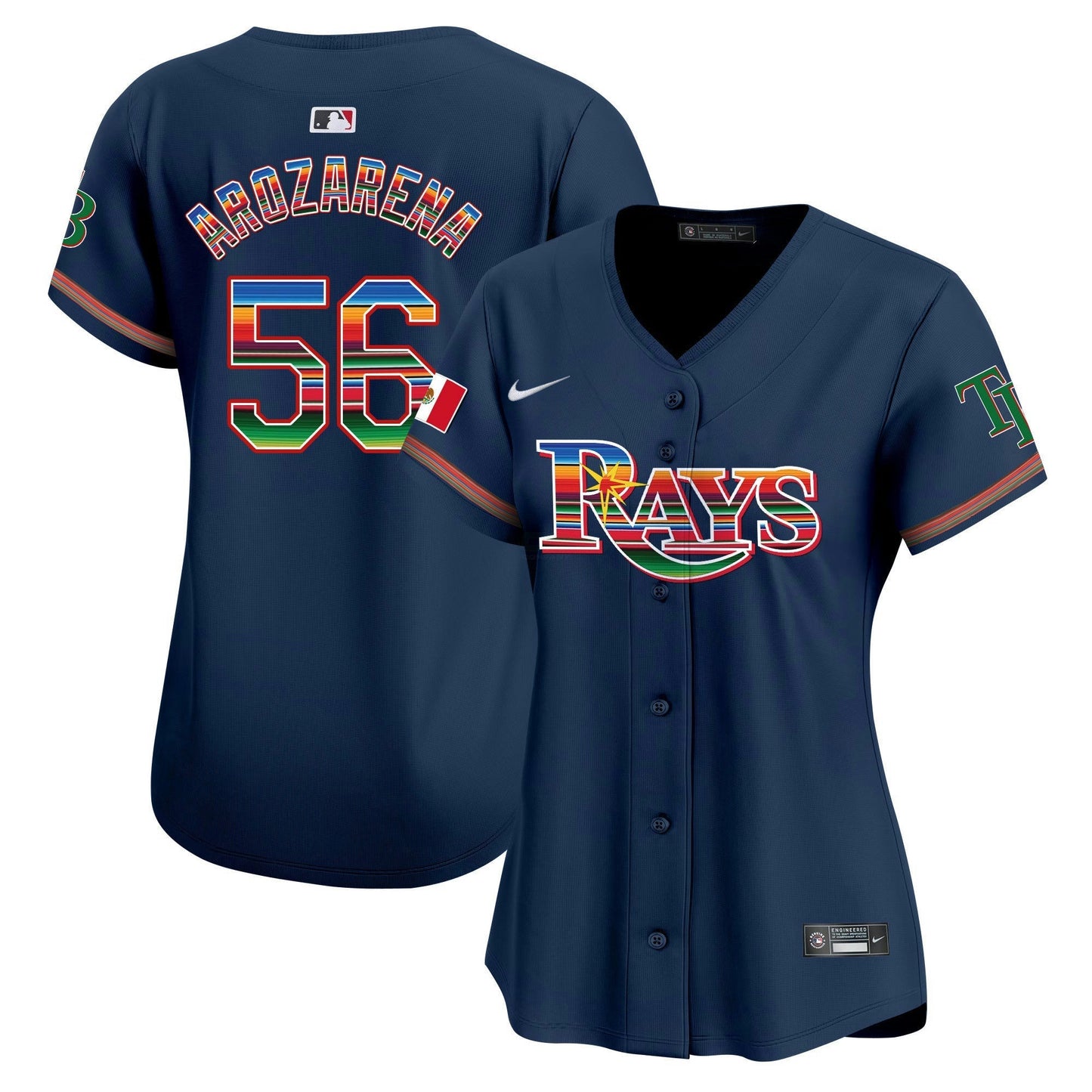 Camisa MLB Women’s Tampa Bay Mexico Vapor Premier Limited Jersey