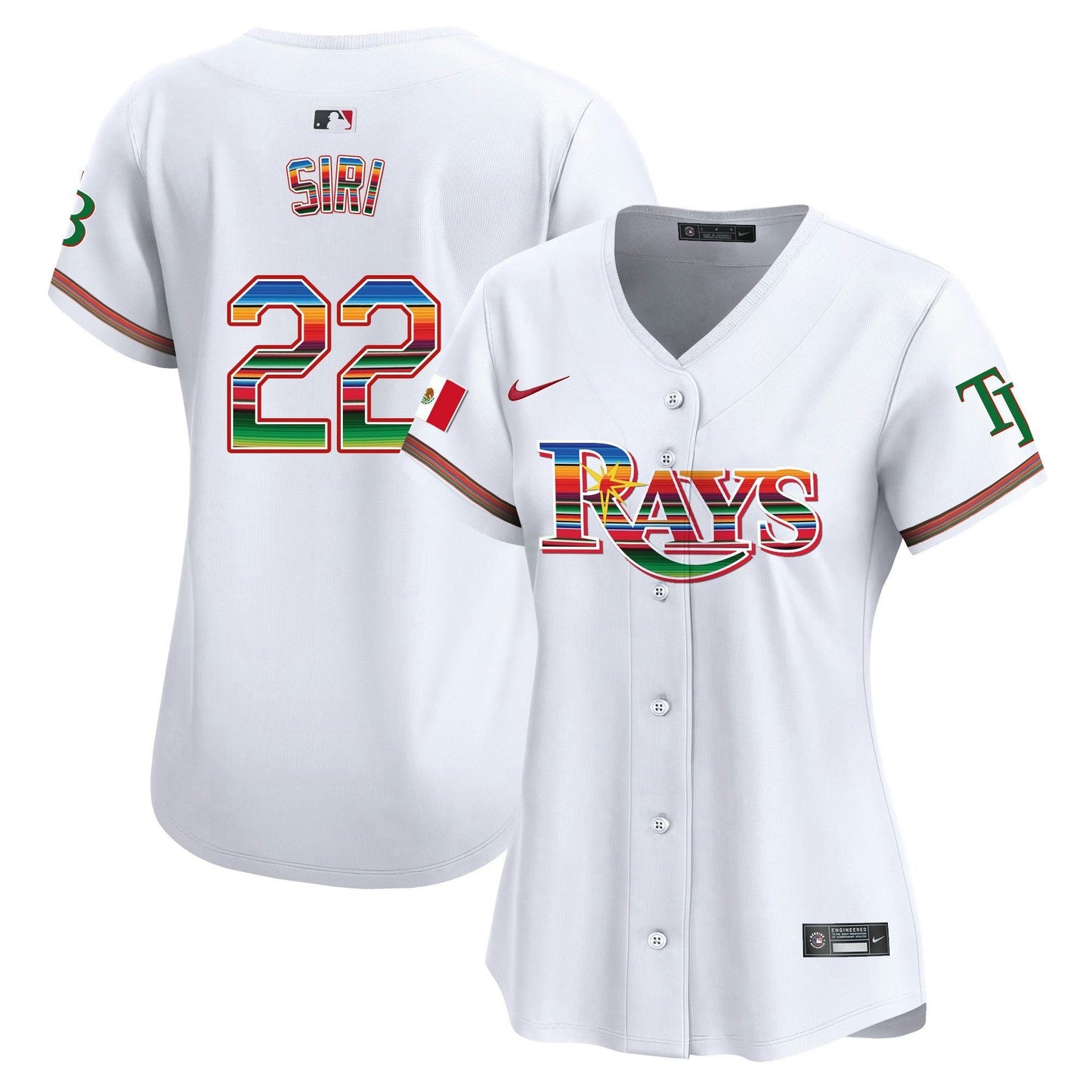 Camisa MLB Women’s Tampa Bay Mexico Vapor Premier Limited Jersey