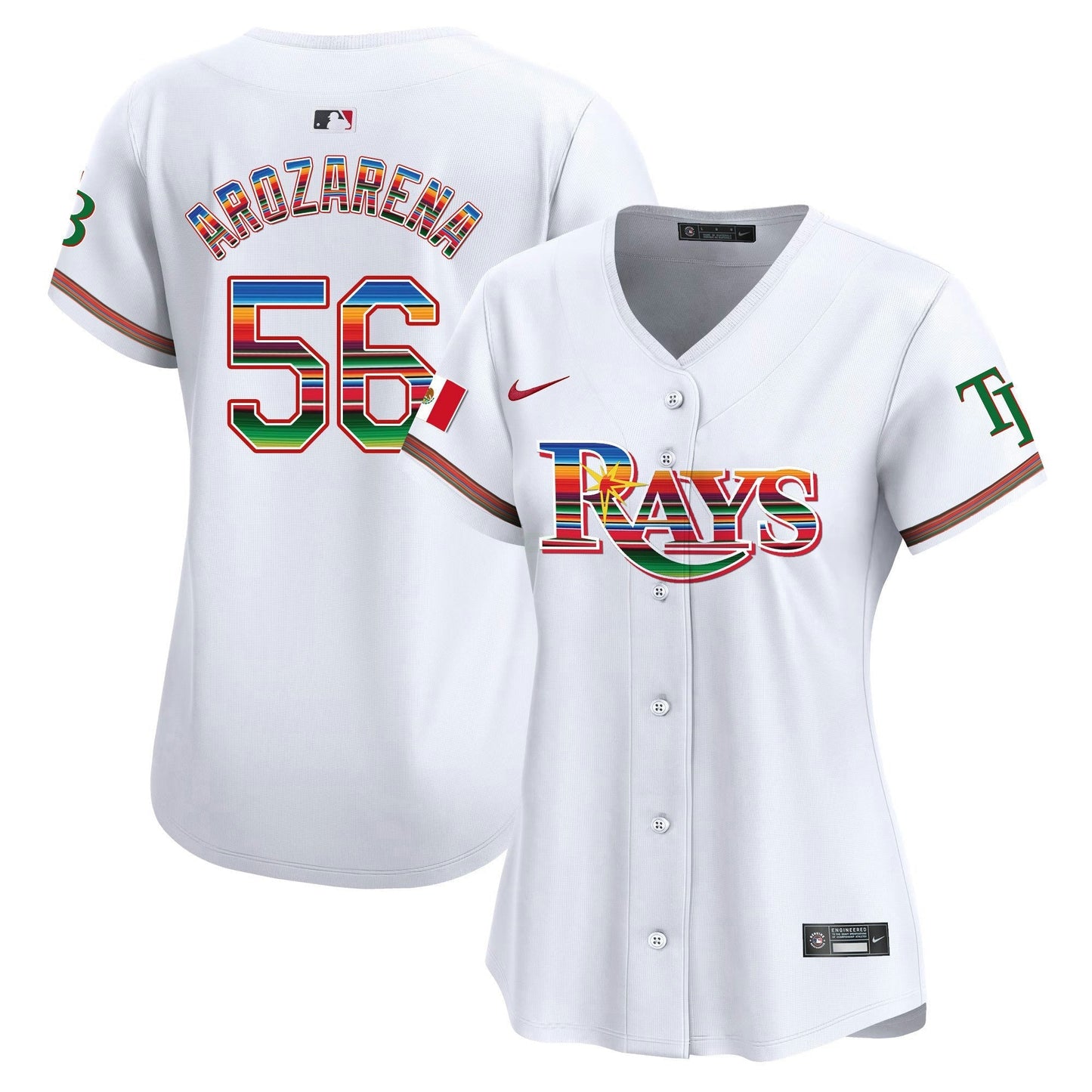 Camisa MLB Women’s Tampa Bay Mexico Vapor Premier Limited Jersey