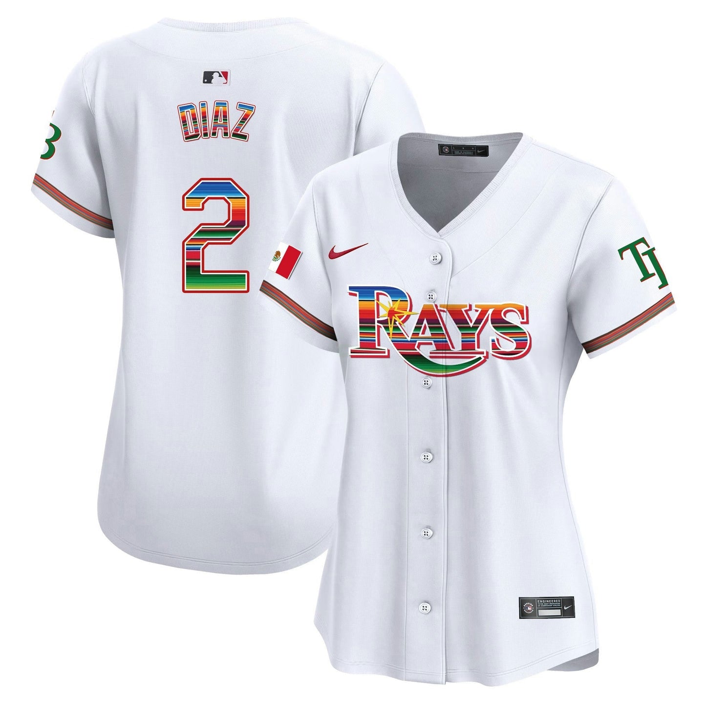 Camisa MLB Women’s Tampa Bay Mexico Vapor Premier Limited Jersey