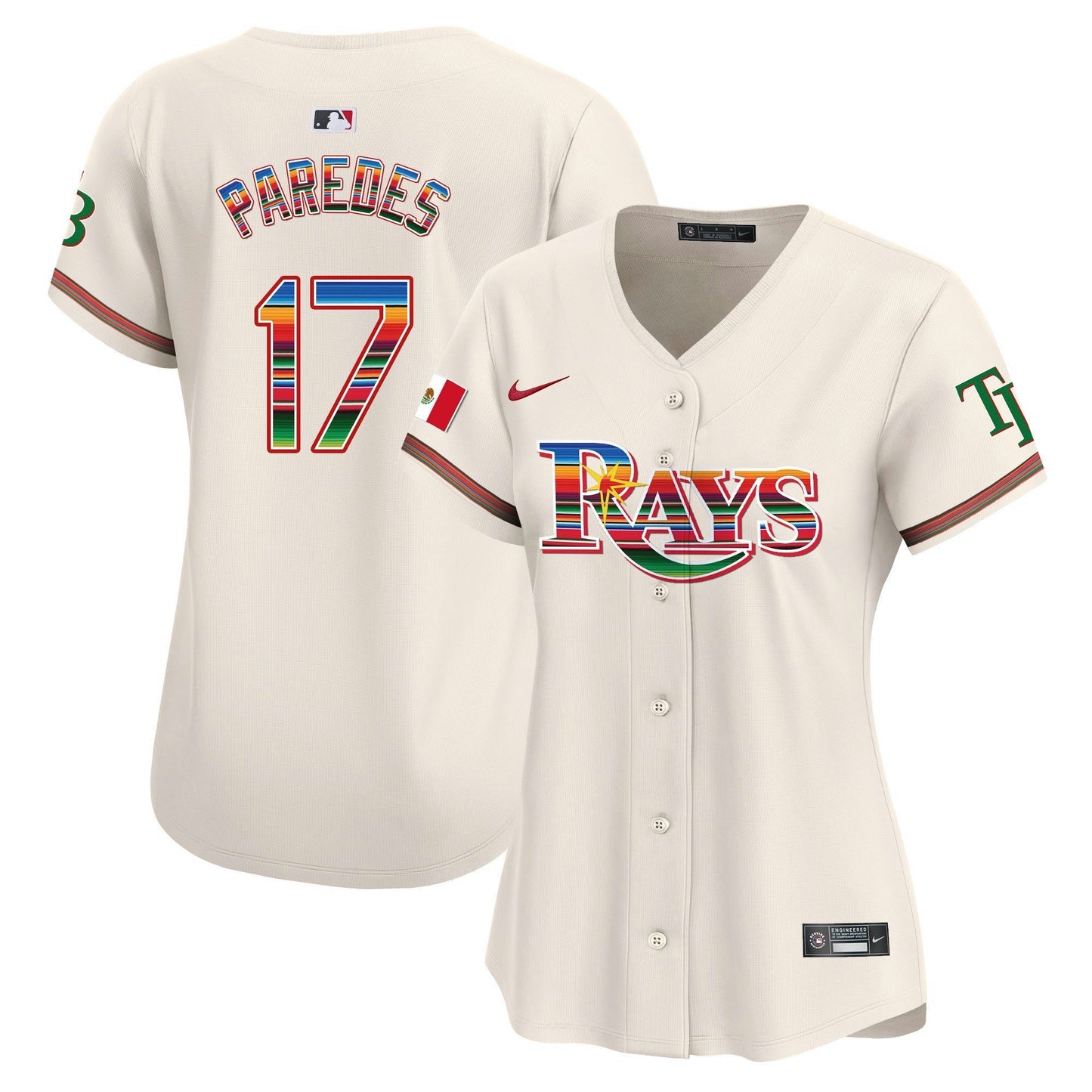Camisa MLB Women’s Tampa Bay Mexico Vapor Premier Limited Jersey