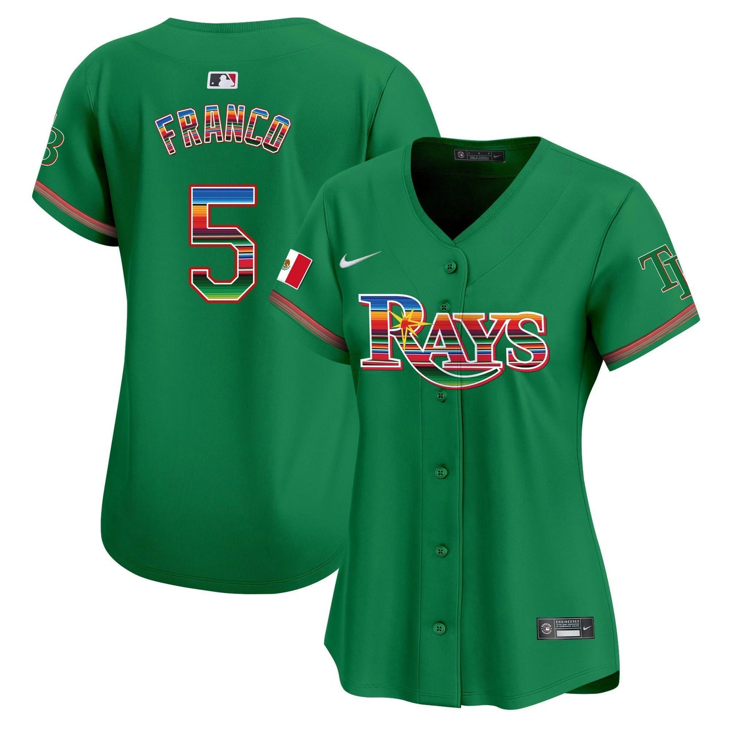 Camisa MLB Women’s Tampa Bay Mexico Vapor Premier Limited Jersey