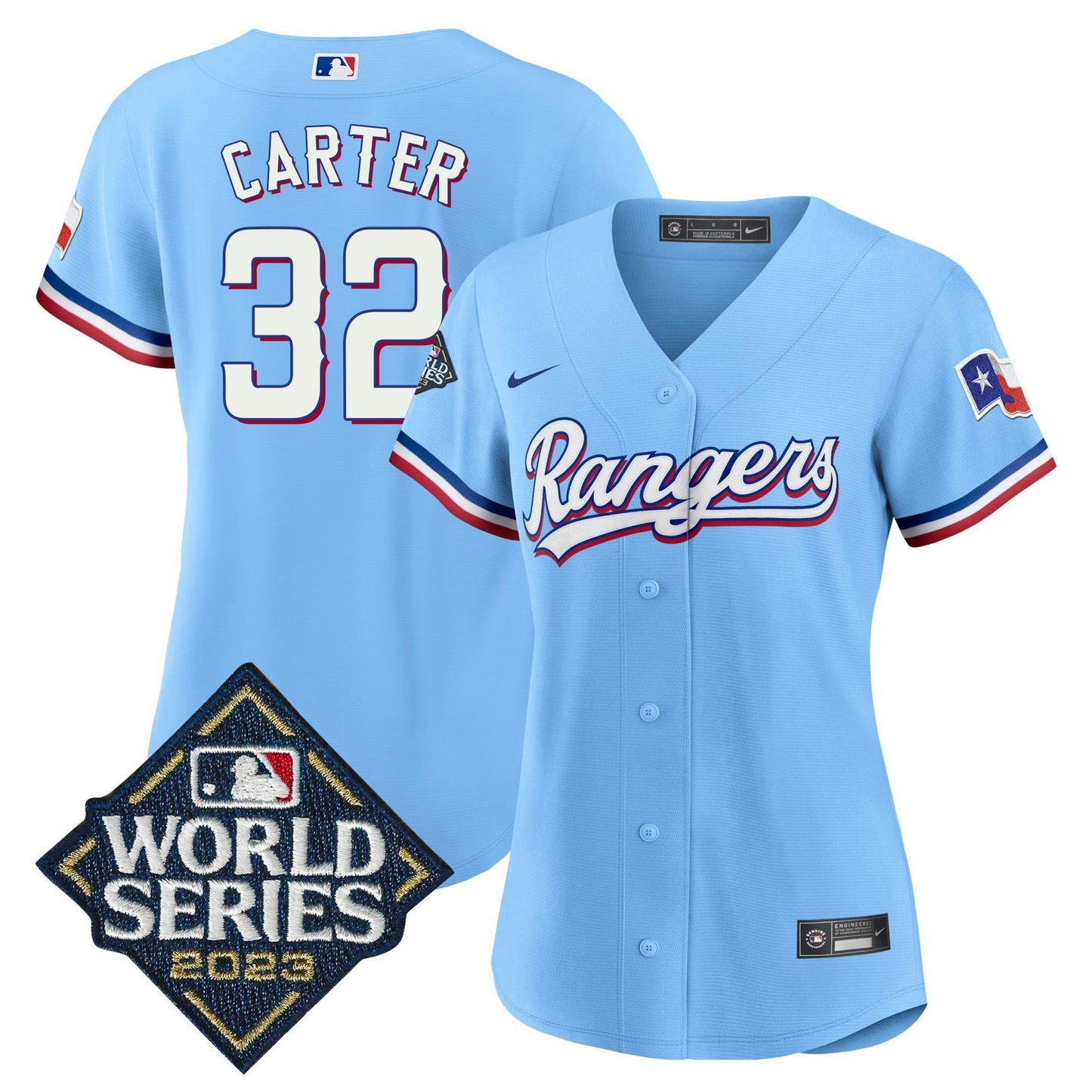 Camisa MLB Women’s Texas 2023 World Series Jersey