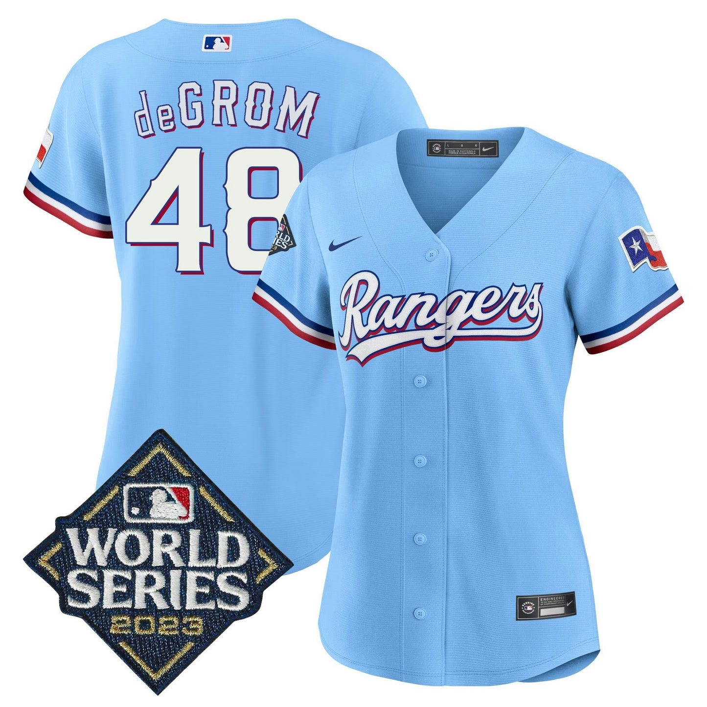 Camisa MLB Women’s Texas 2023 World Series Jersey