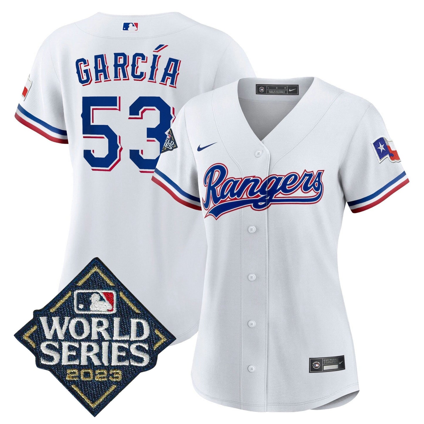 Camisa MLB Women’s Texas 2023 World Series Jersey