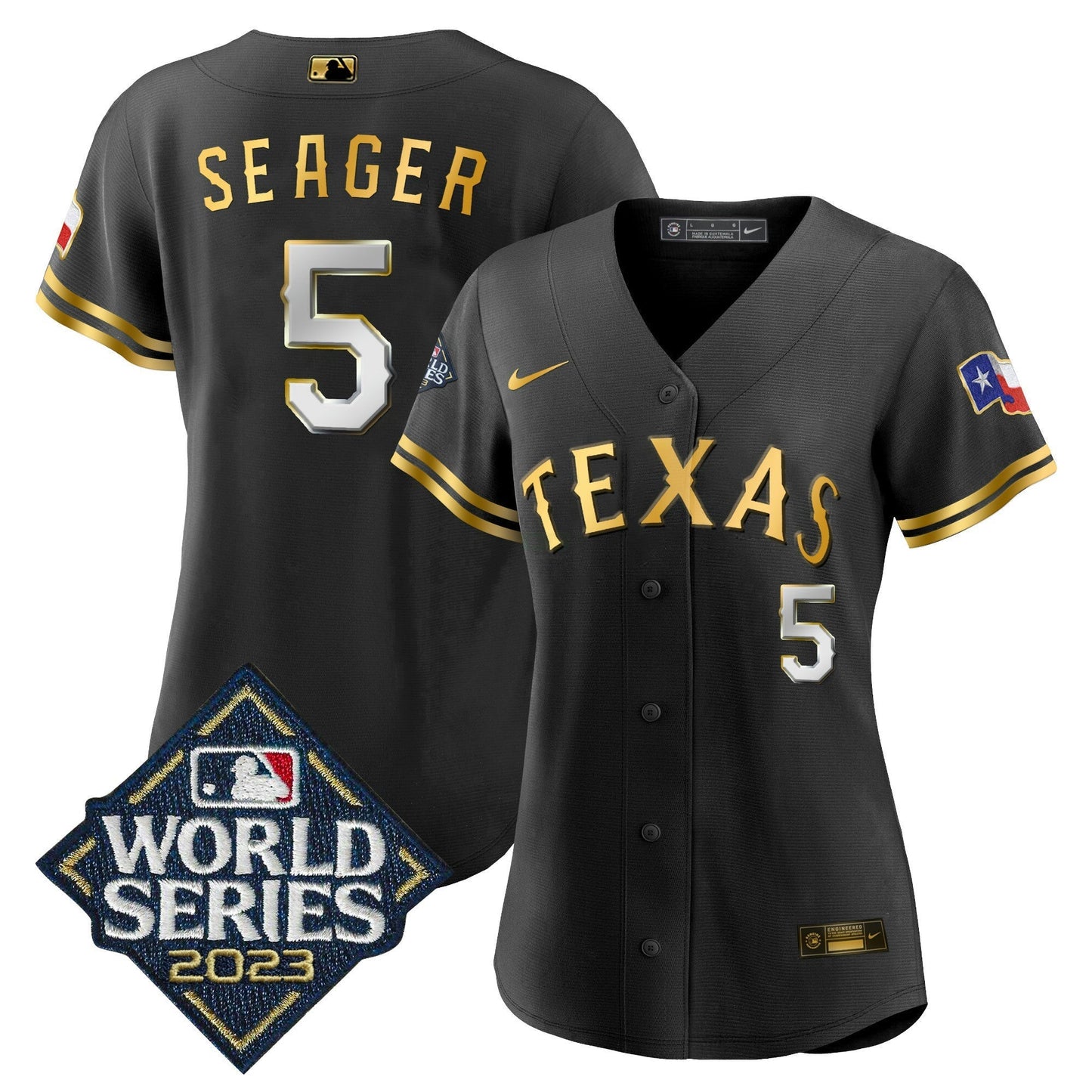 Camisa MLB Women’s Texas 2023 World Series Jersey