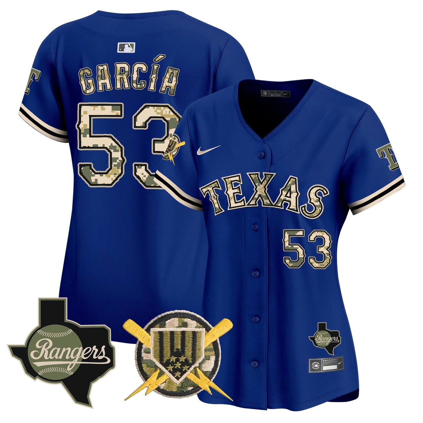 Camisa MLB Women’s Texas Armed Forces Day Vapor Premier Limited Jersey