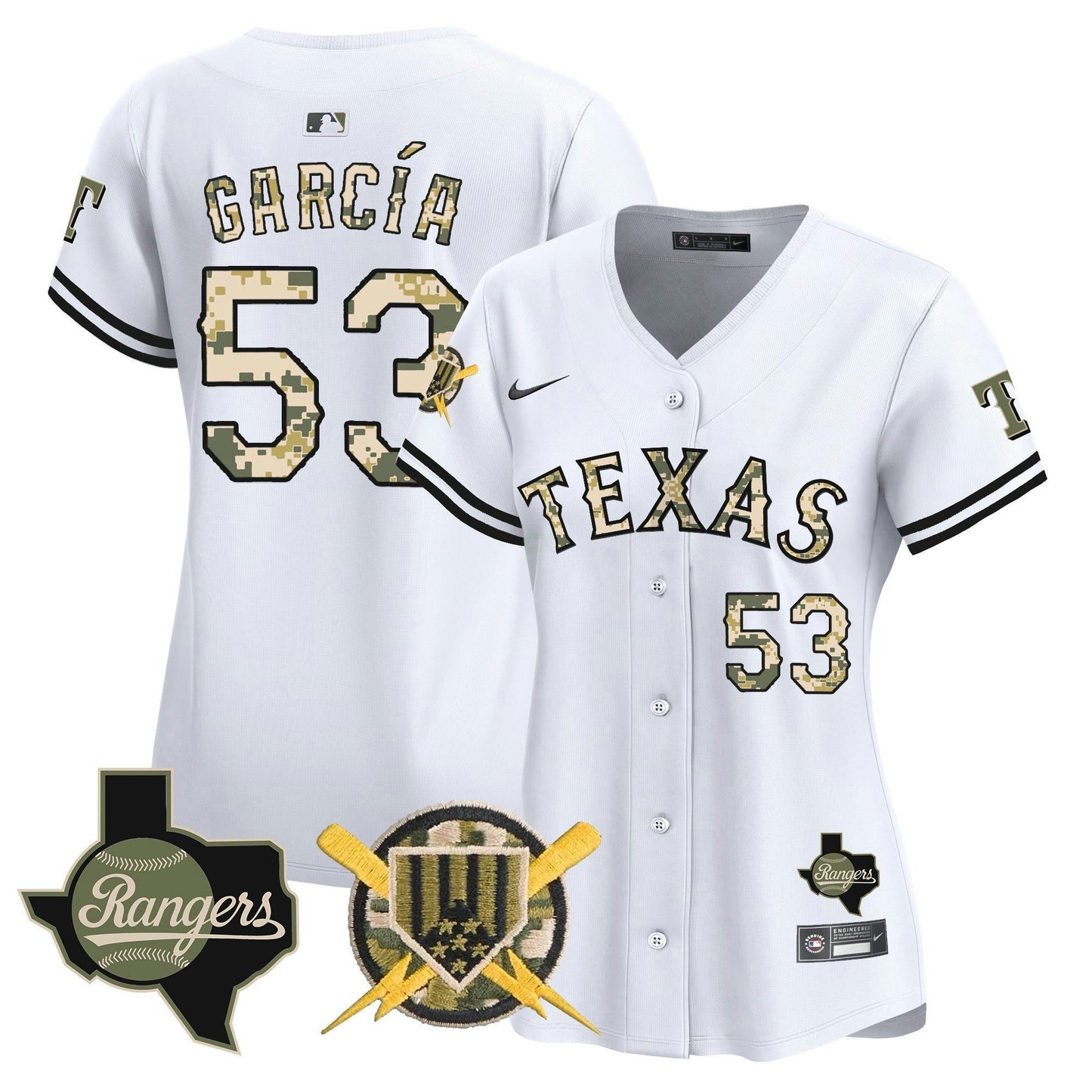 Camisa MLB Women’s Texas Armed Forces Day Vapor Premier Limited Jersey