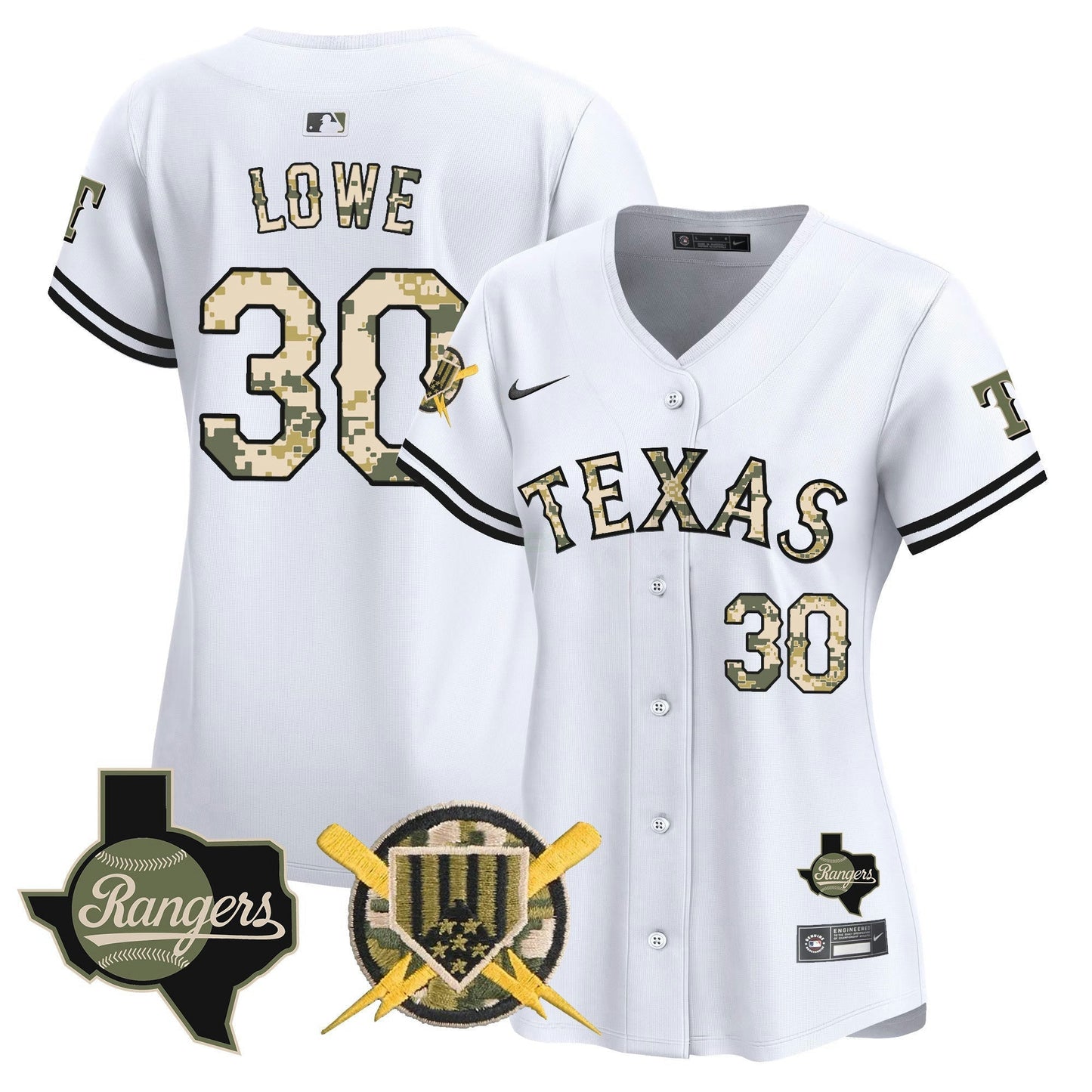 Camisa MLB Women’s Texas Armed Forces Day Vapor Premier Limited Jersey