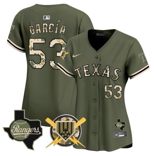Camisa MLB Women’s Texas Armed Forces Day Vapor Premier Limited Jersey