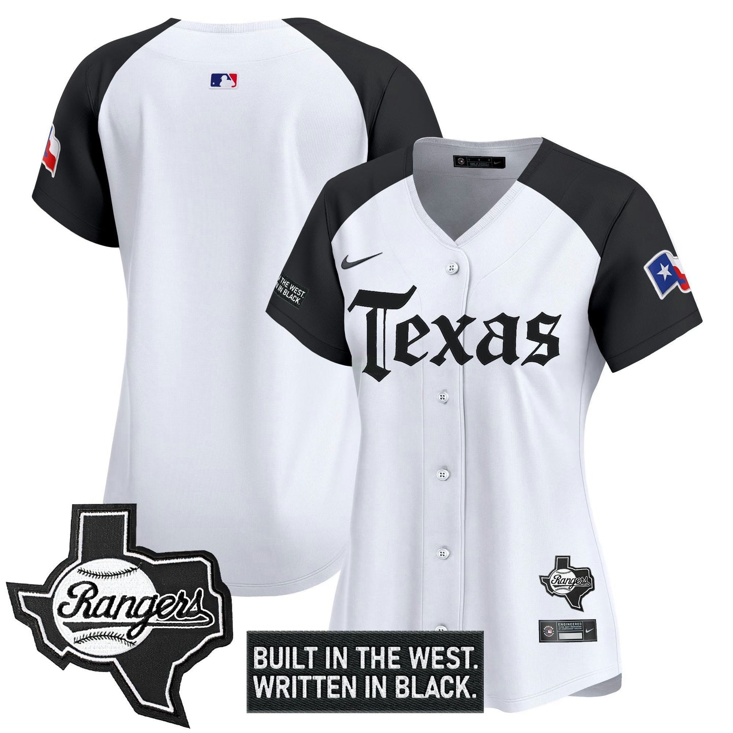 Camisa MLB Women’s Texas ‘Gothic Frontier Edition’ Vapor Premier Limited Jersey