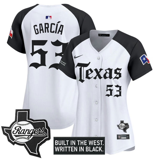 Camisa MLB Women’s Texas ‘Gothic Frontier Edition’ Vapor Premier Limited Jersey