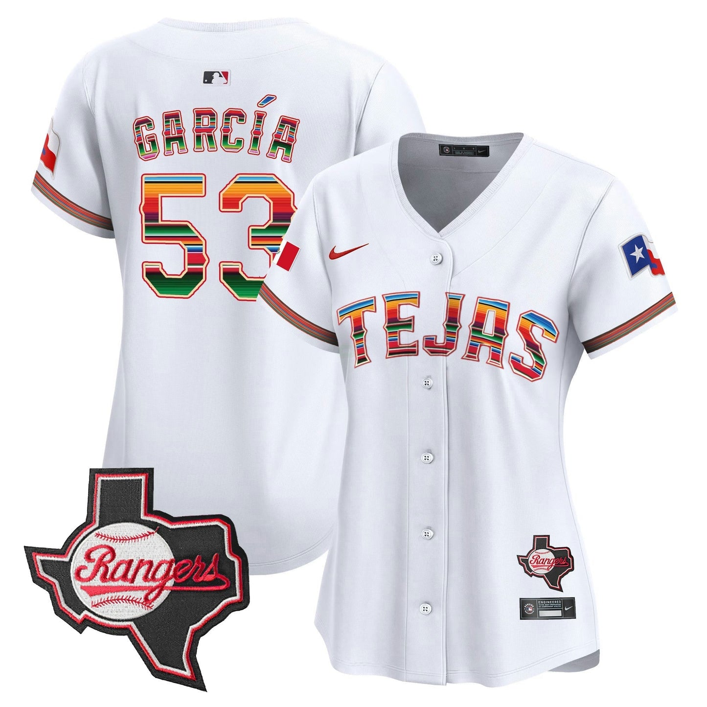 Camisa MLB Women’s Texas Mexico Texas Patch Vapor Premier Limited Jersey