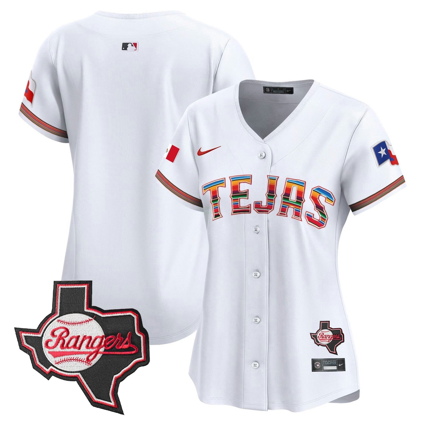 Camisa MLB Women’s Texas Mexico Texas Patch Vapor Premier Limited Jersey