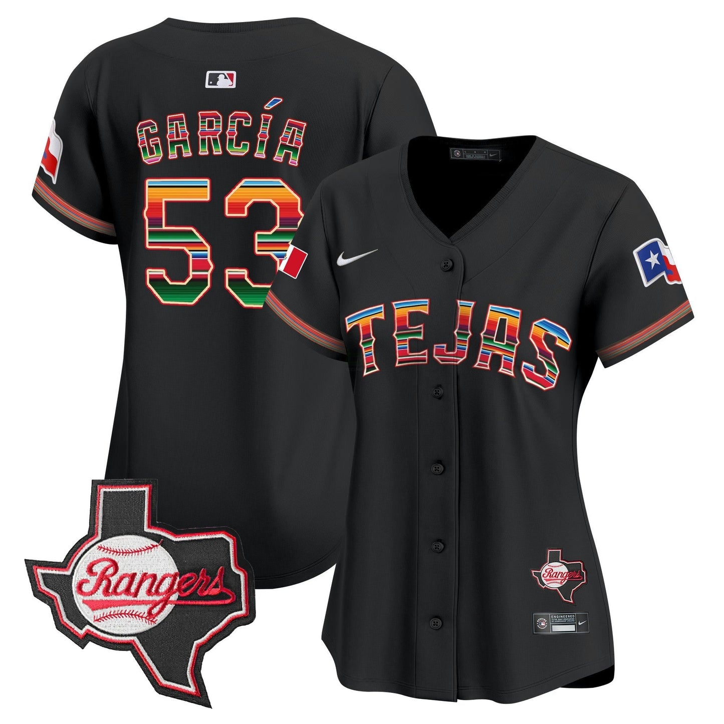 Camisa MLB Women’s Texas Mexico Texas Patch Vapor Premier Limited Jersey