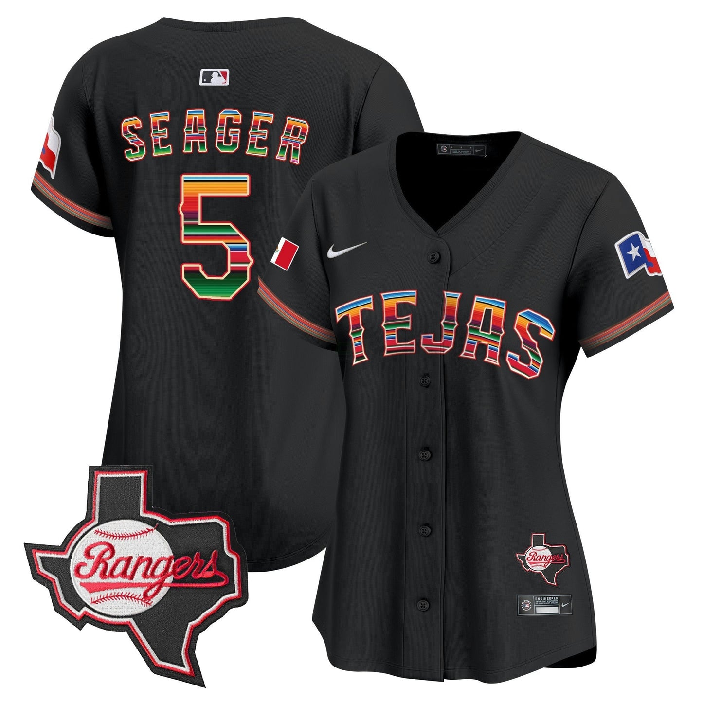 Camisa MLB Women’s Texas Mexico Texas Patch Vapor Premier Limited Jersey