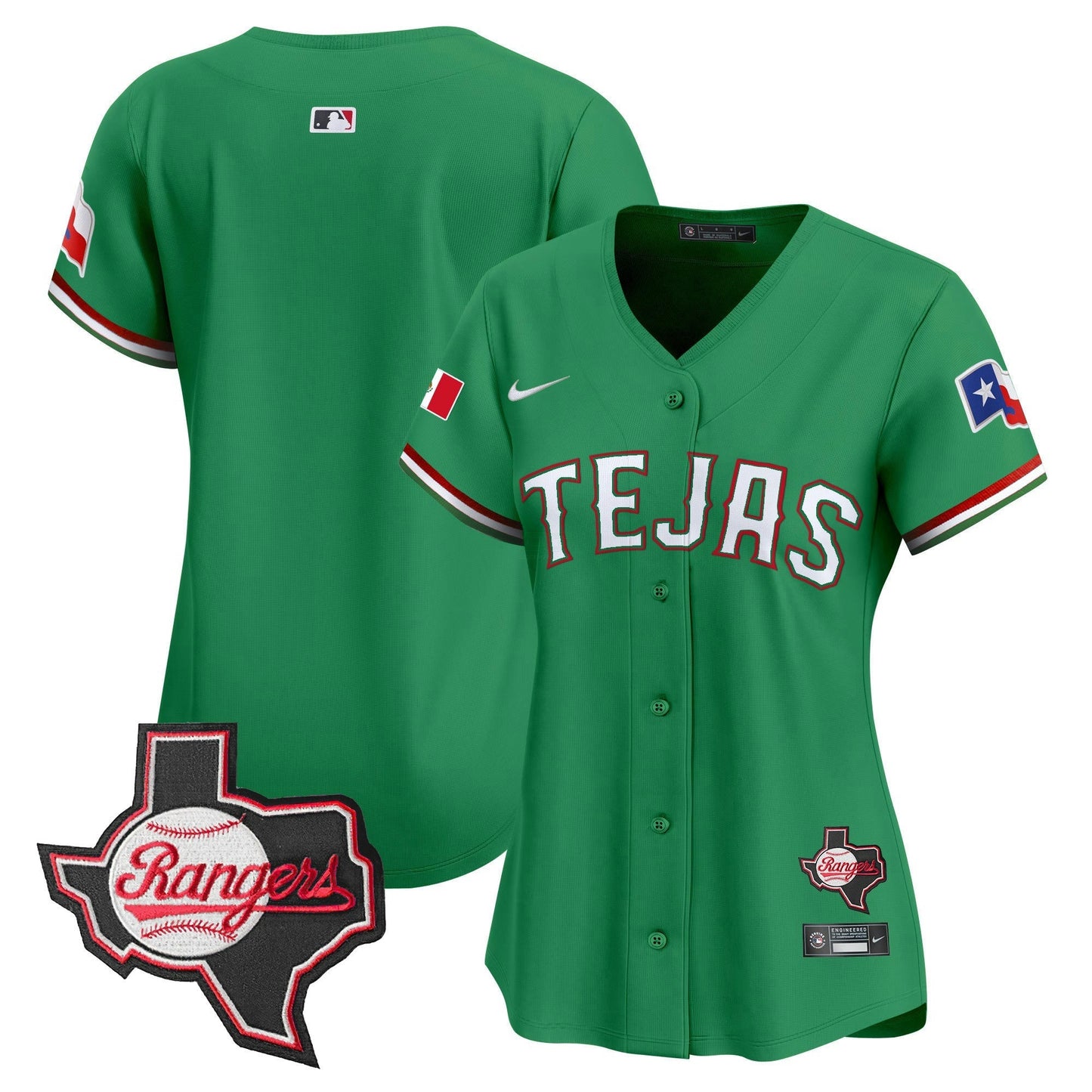 Camisa MLB Women’s Texas Mexico Texas Patch Vapor Premier Limited Jersey