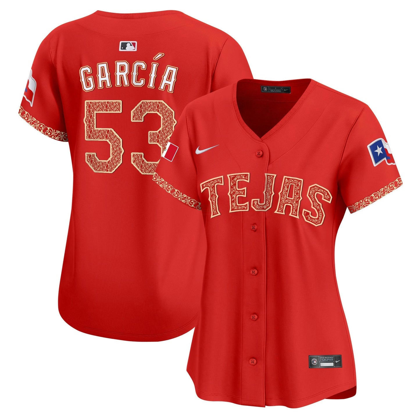 Camisa MLB Women’s Texas Mexico Vapor Premier Limited Jersey