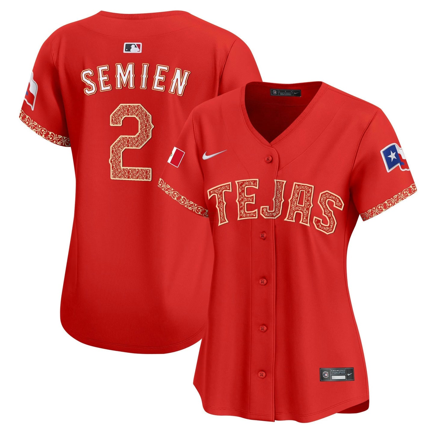Camisa MLB Women’s Texas Mexico Vapor Premier Limited Jersey