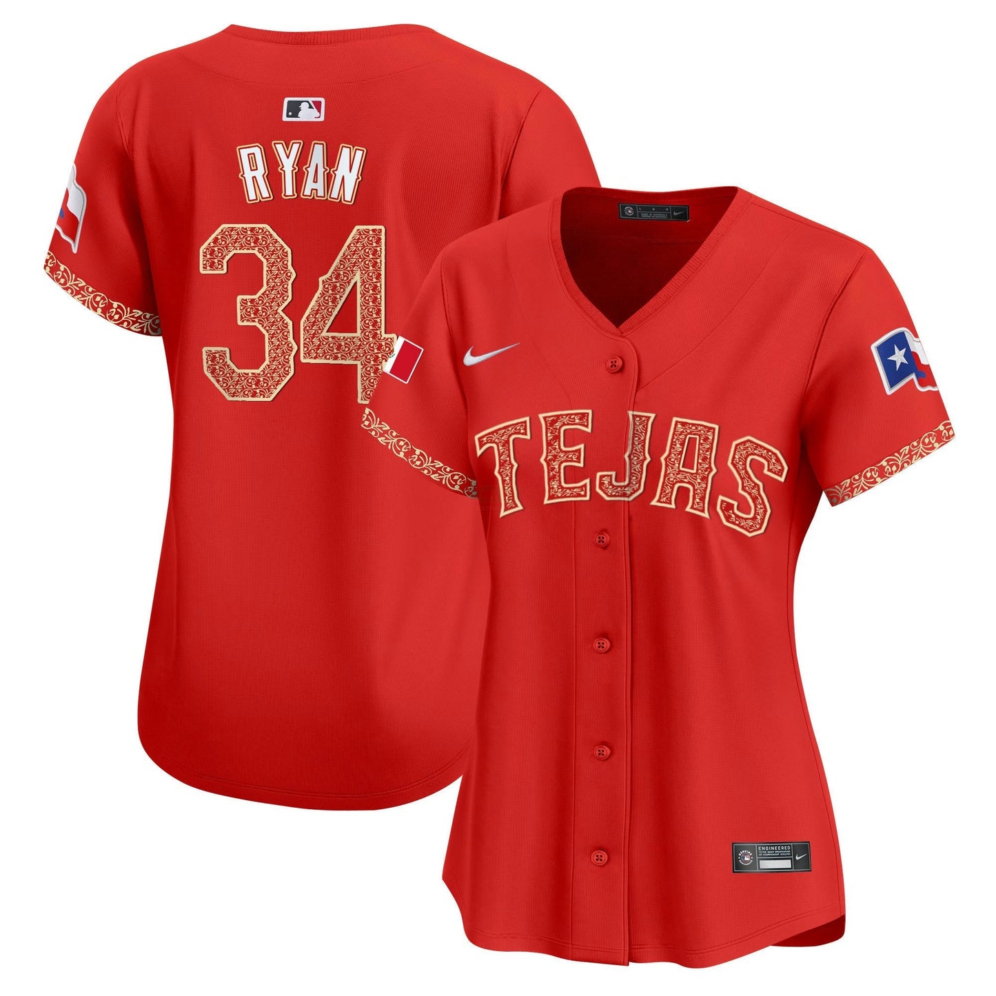 Camisa MLB Women’s Texas Mexico Vapor Premier Limited Jersey