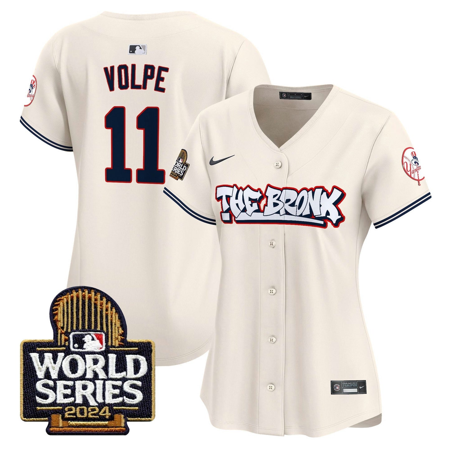 Camisa MLB Women’s The Bronx 2024 World Series Vapor Premier Limited Jersey