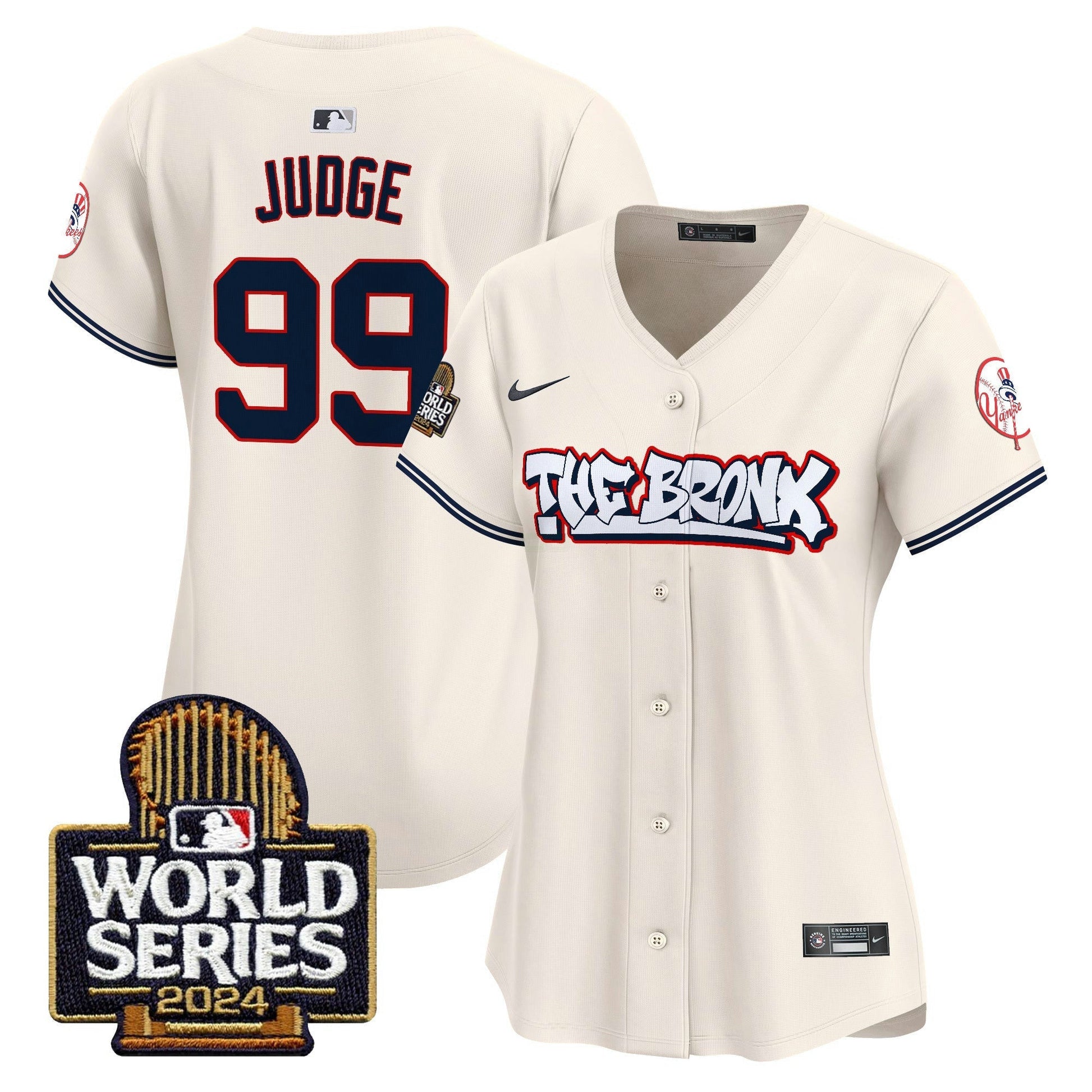 Camisa MLB Women’s The Bronx 2024 World Series Vapor Premier Limited Jersey