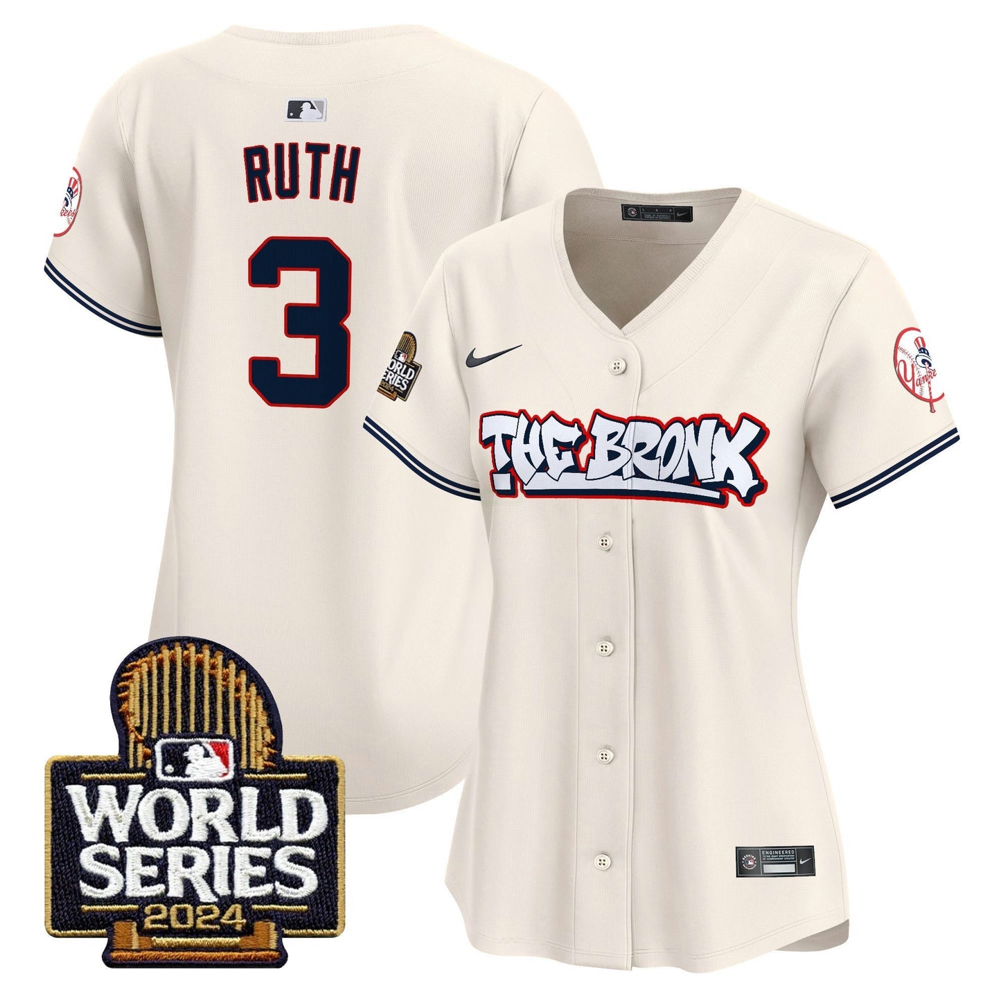 Camisa MLB Women’s The Bronx 2024 World Series Vapor Premier Limited Jersey