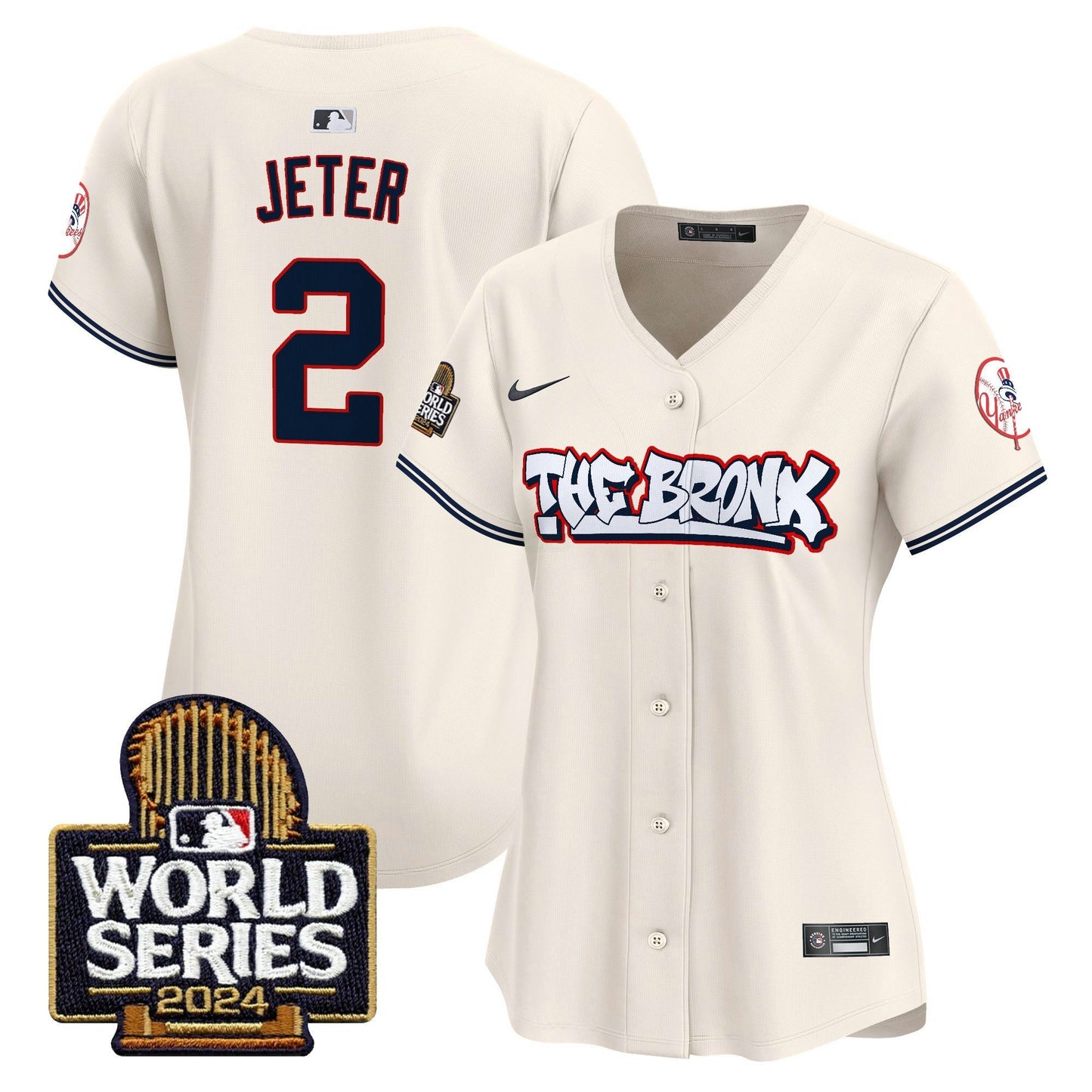 Camisa MLB Women’s The Bronx 2024 World Series Vapor Premier Limited Jersey