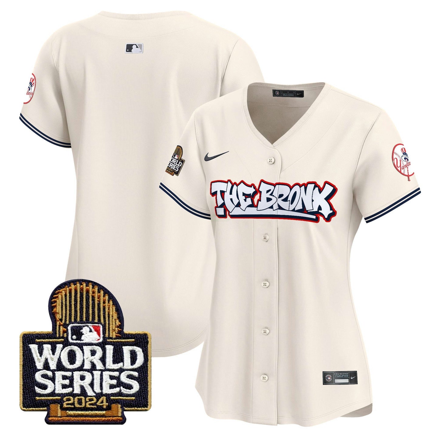 Camisa MLB Women’s The Bronx 2024 World Series Vapor Premier Limited Jersey