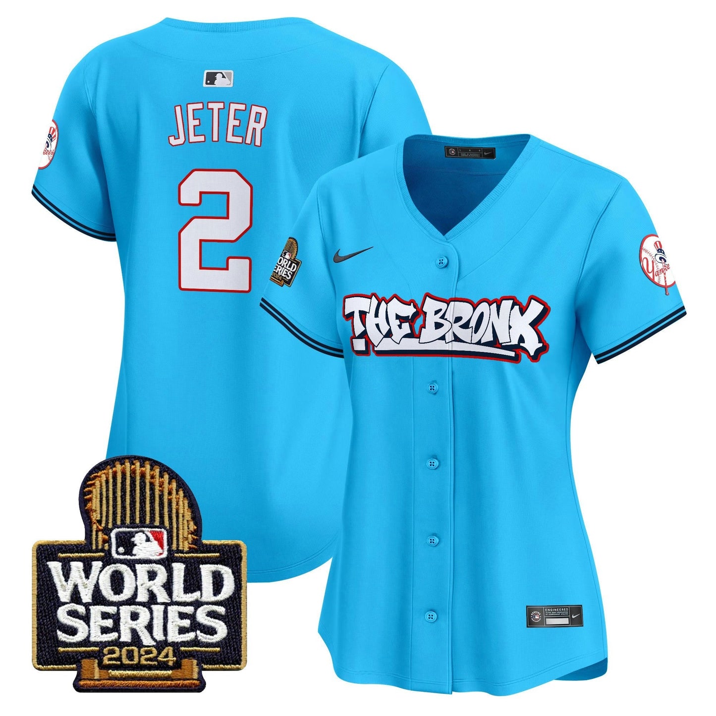 Camisa MLB Women’s The Bronx 2024 World Series Vapor Premier Limited Jersey