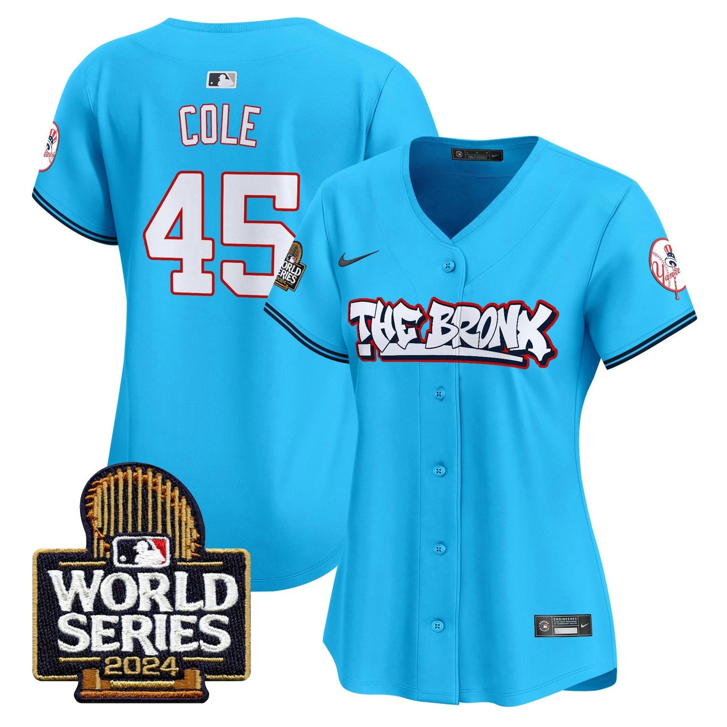 Camisa MLB Women’s The Bronx 2024 World Series Vapor Premier Limited Jersey