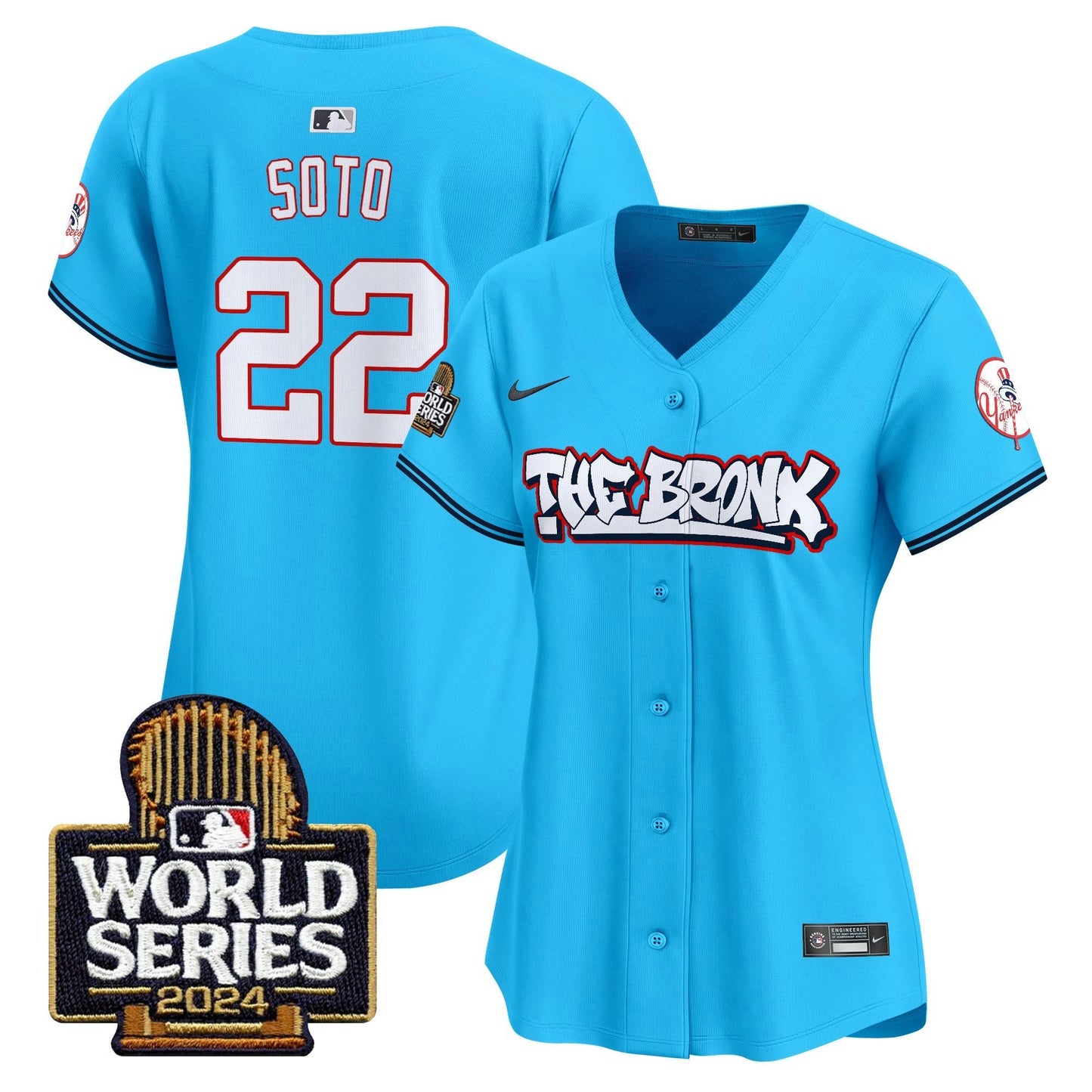 Camisa MLB Women’s The Bronx 2024 World Series Vapor Premier Limited Jersey