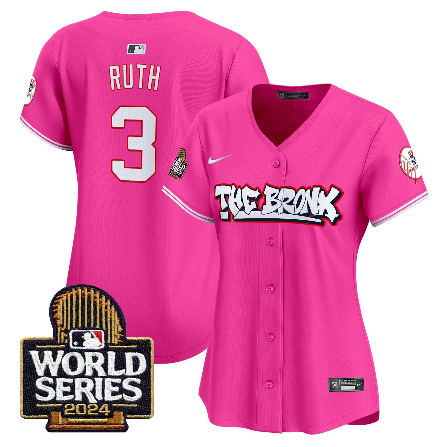 Camisa MLB Women’s The Bronx 2024 World Series Vapor Premier Limited Jersey