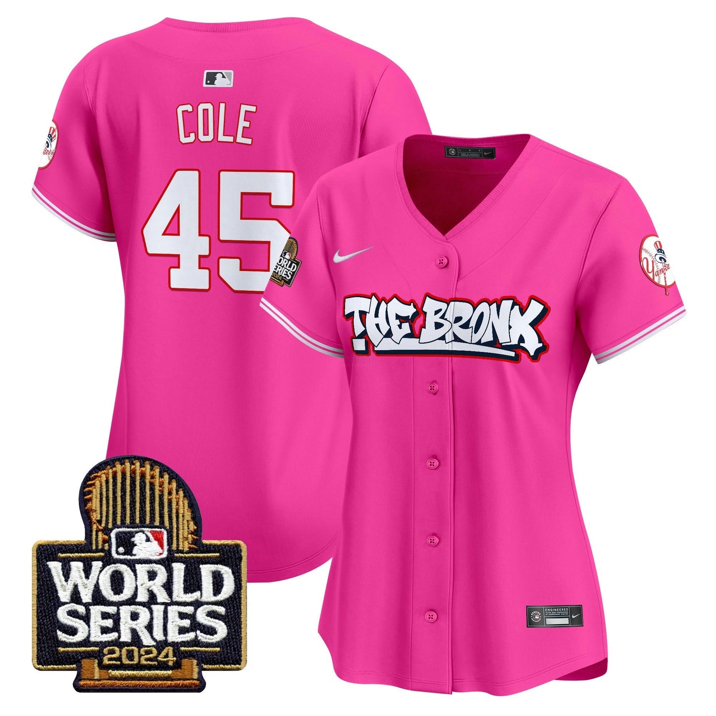 Camisa MLB Women’s The Bronx 2024 World Series Vapor Premier Limited Jersey