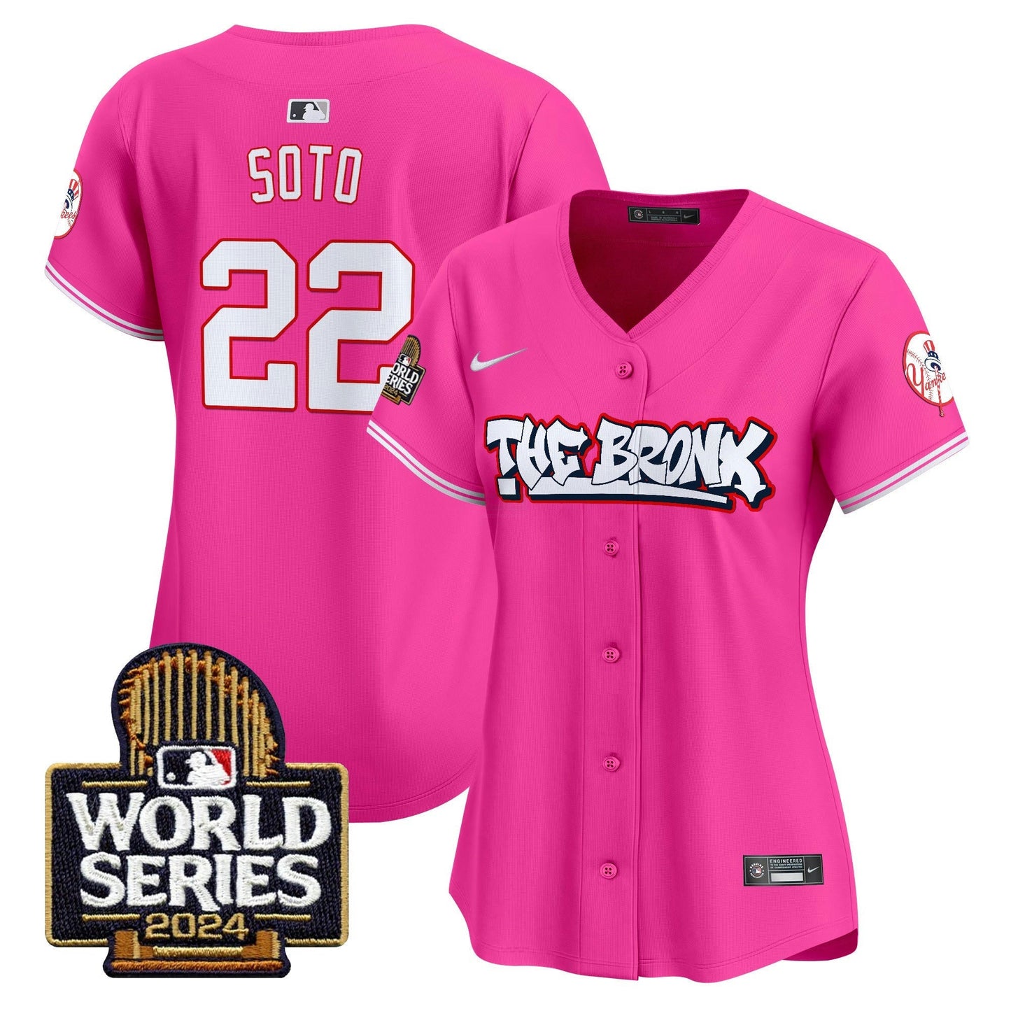 Camisa MLB Women’s The Bronx 2024 World Series Vapor Premier Limited Jersey