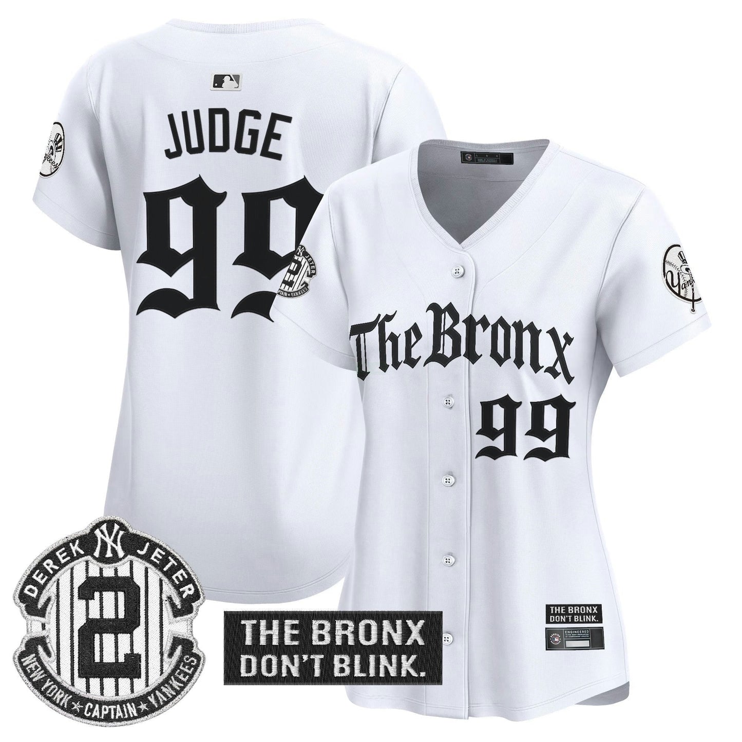 Camisa MLB Women’s ‘The Bronx – Gothic Ink Drop Edition’ Vapor Premier Limited Jersey