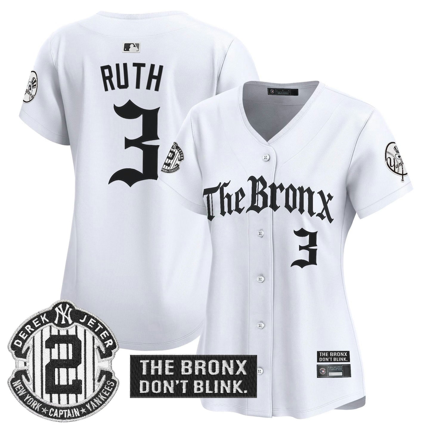 Camisa MLB Women’s ‘The Bronx – Gothic Ink Drop Edition’ Vapor Premier Limited Jersey