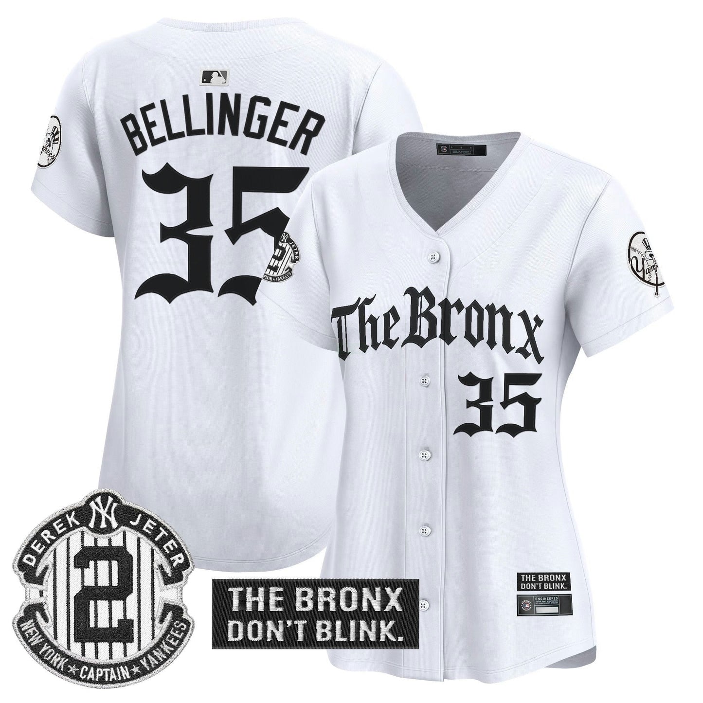 Camisa MLB Women’s ‘The Bronx – Gothic Ink Drop Edition’ Vapor Premier Limited Jersey