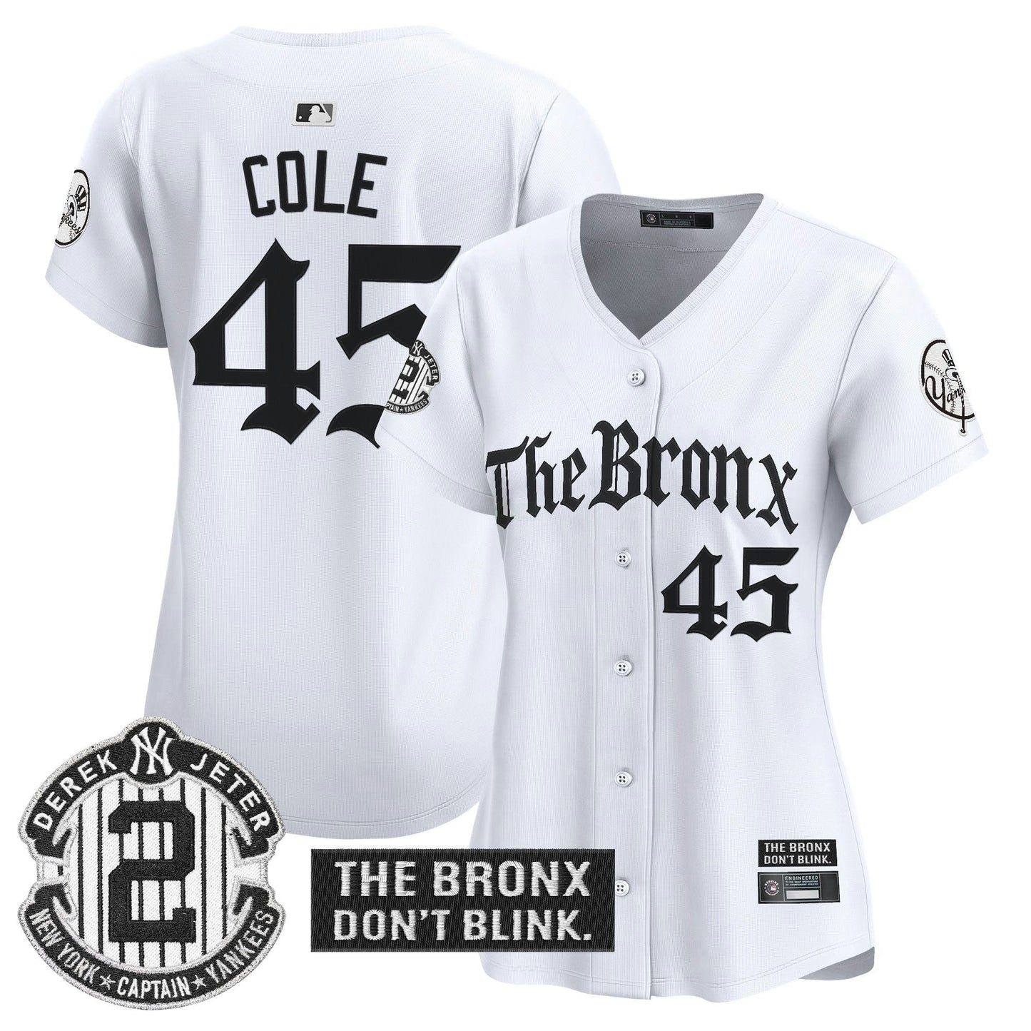 Camisa MLB Women’s ‘The Bronx – Gothic Ink Drop Edition’ Vapor Premier Limited Jersey