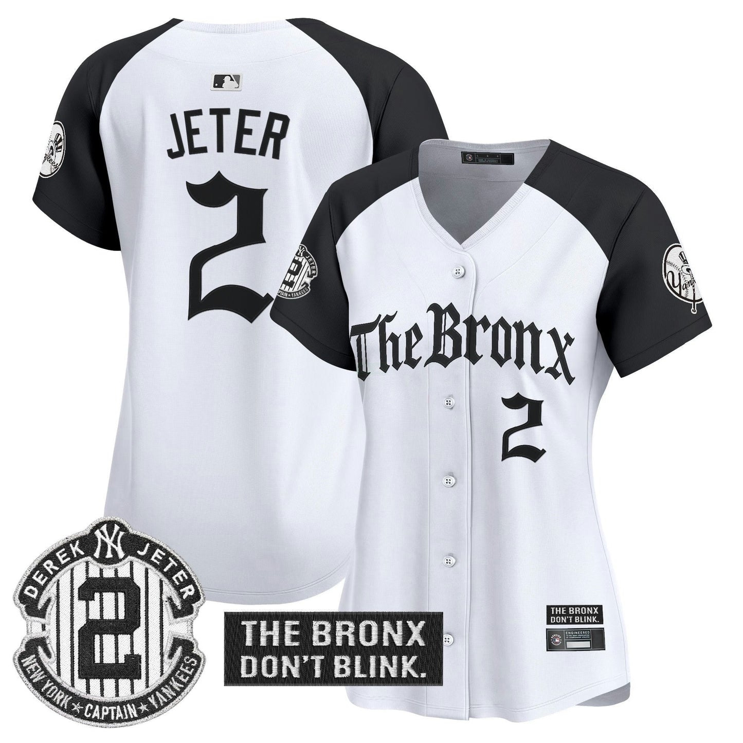 Camisa MLB Women’s ‘The Bronx – Gothic Ink Drop Edition’ Vapor Premier Limited Jersey