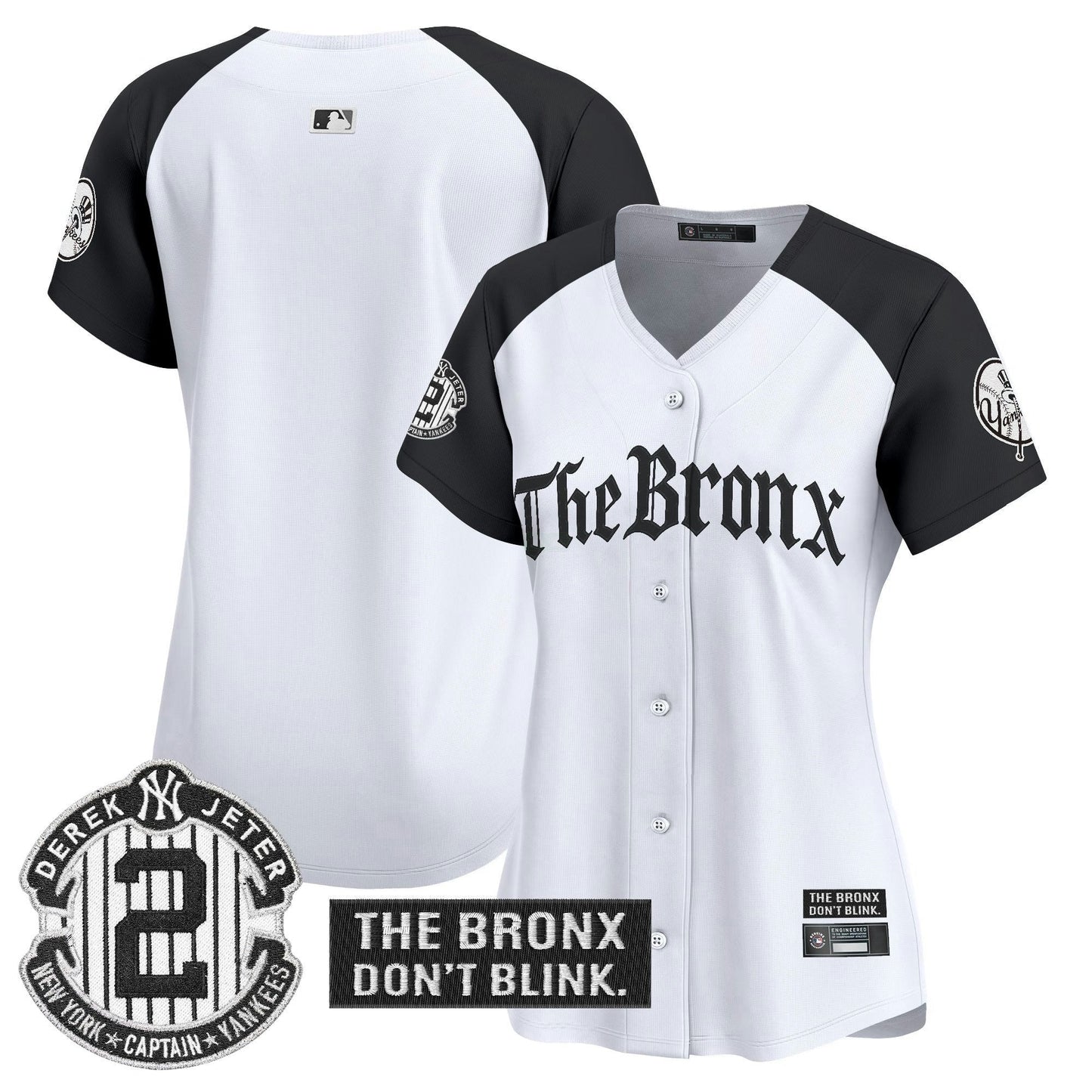 Camisa MLB Women’s ‘The Bronx – Gothic Ink Drop Edition’ Vapor Premier Limited Jersey