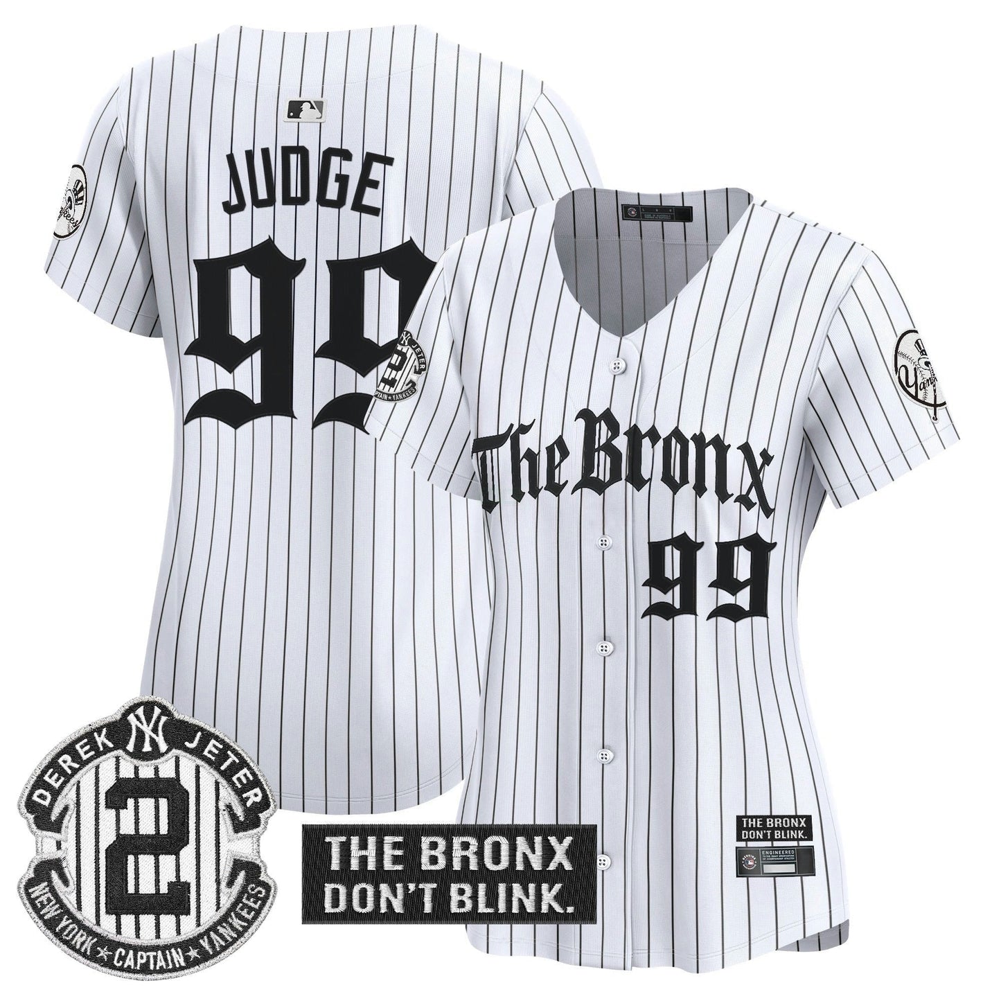 Camisa MLB Women’s ‘The Bronx – Gothic Ink Drop Edition’ Vapor Premier Limited Jersey