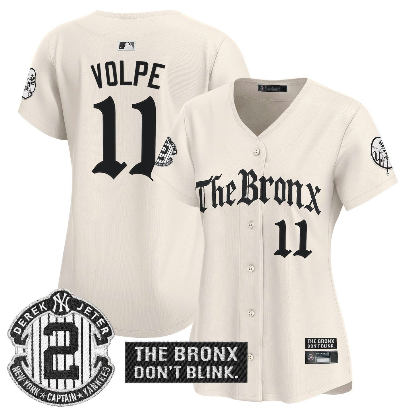 Camisa MLB Women’s ‘The Bronx – Gothic Ink Drop Edition’ Vapor Premier Limited Jersey