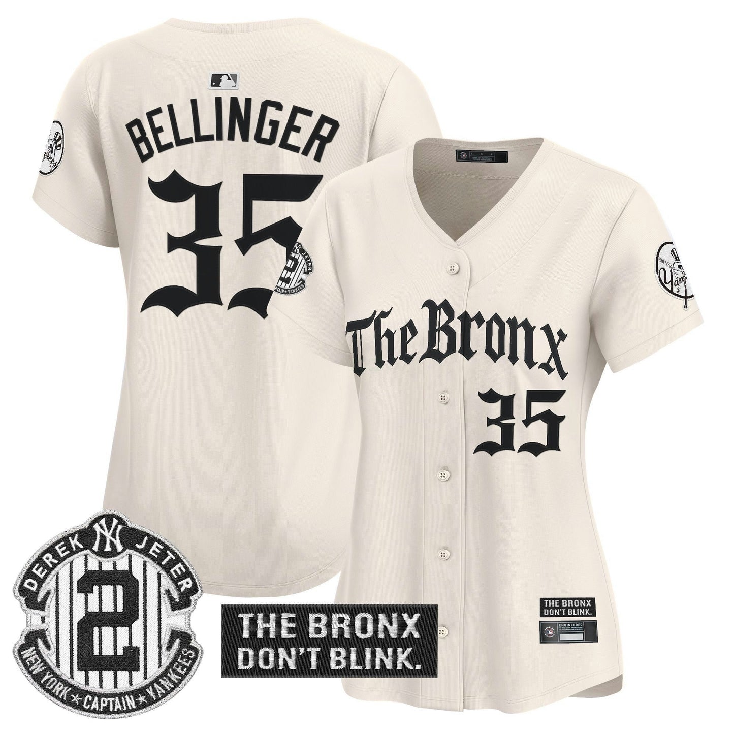 Camisa MLB Women’s ‘The Bronx – Gothic Ink Drop Edition’ Vapor Premier Limited Jersey
