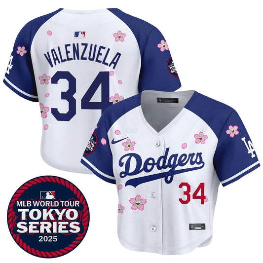 Camisa MLB Women’s Tokyo Series 2025 Crop Top Jersey – Stitched