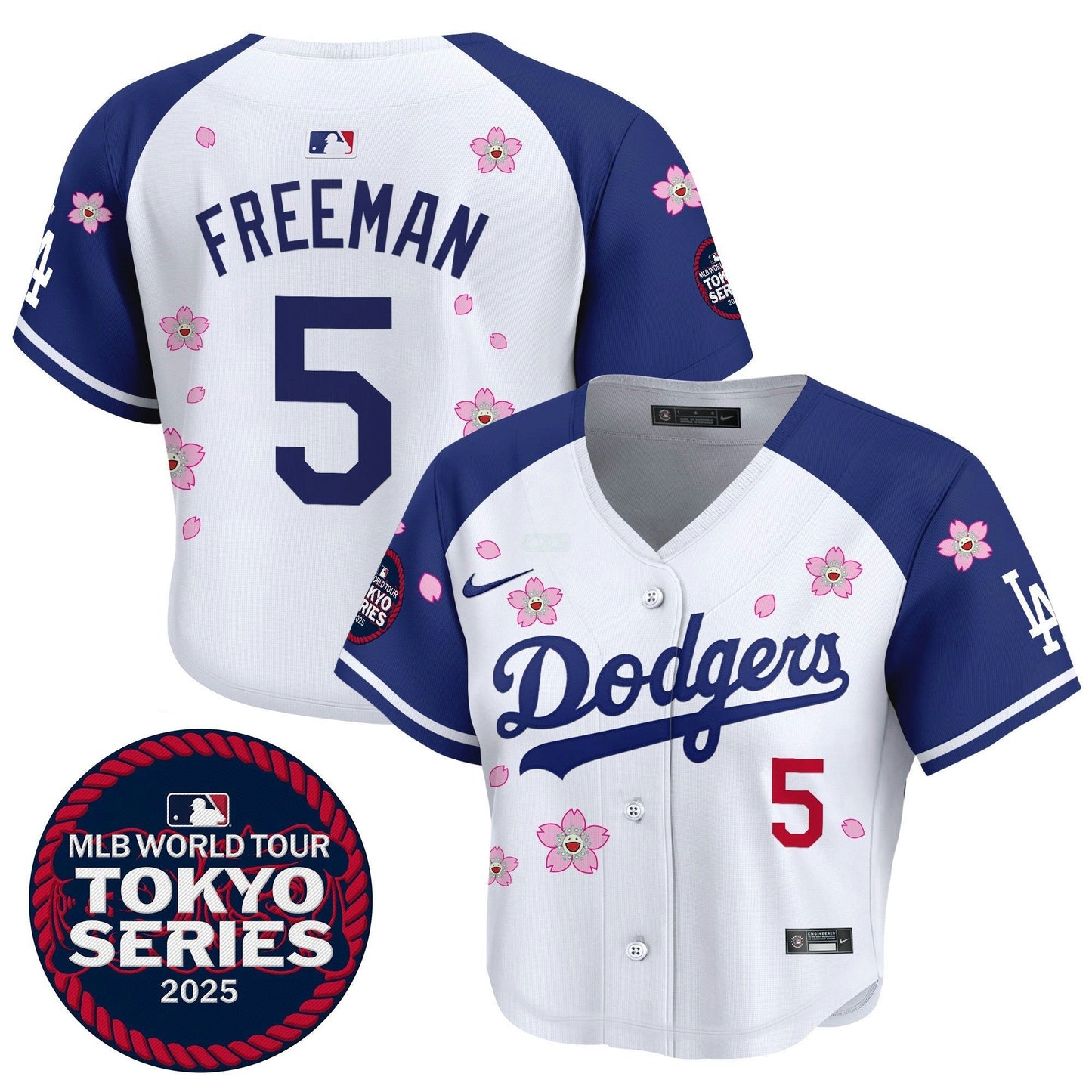 Camisa MLB Women’s Tokyo Series 2025 Crop Top Jersey – Stitched